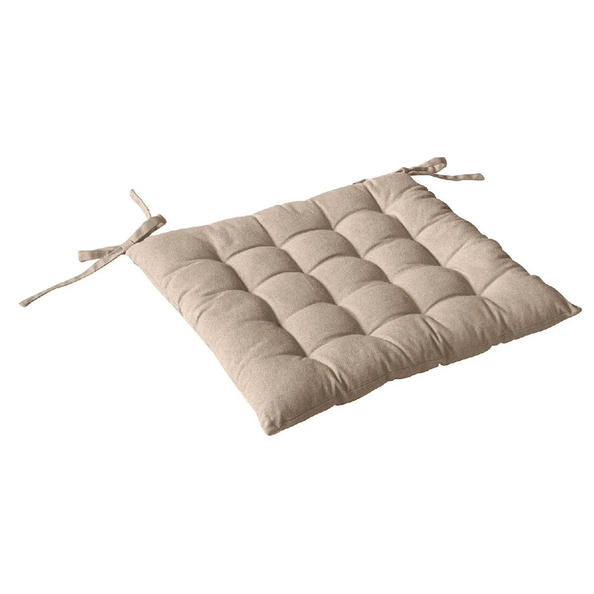 Galette de chaise PANAMA 38 x 38 cm Naturel