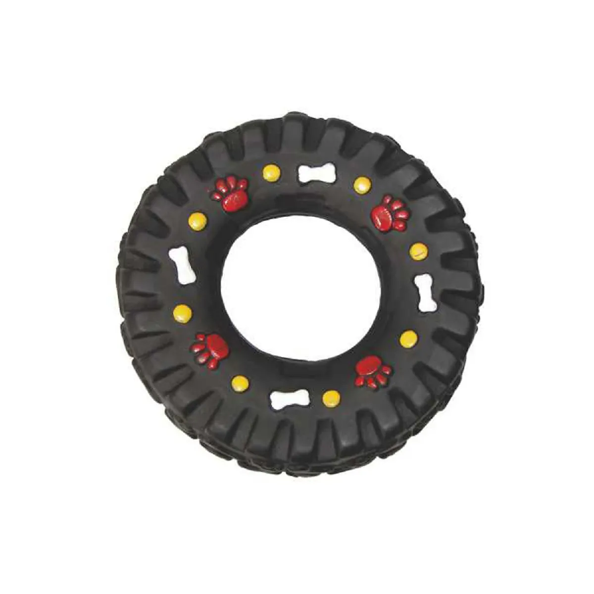 Meilleurs prix pour Jouet pneu pour chien - Diamètre 12 cm