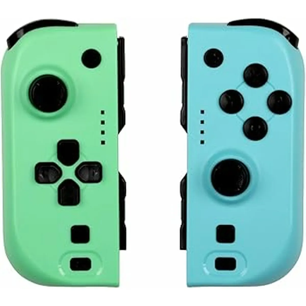 Konix Vert/Bleu Paire De Manettes Joypads Pour Nintendo Switch Et Switch Oled - Compatible Nintendo Switch 2 - Autonomie 8 H - Fonction Vibration - Et - Image 2