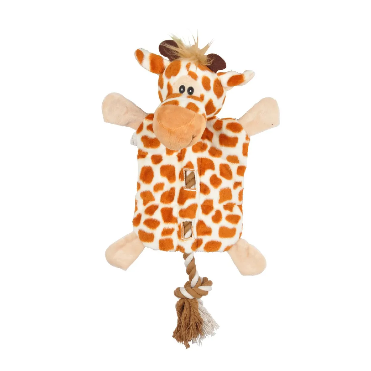 Meilleurs prix pour Peluche girafe avec corde pour chien