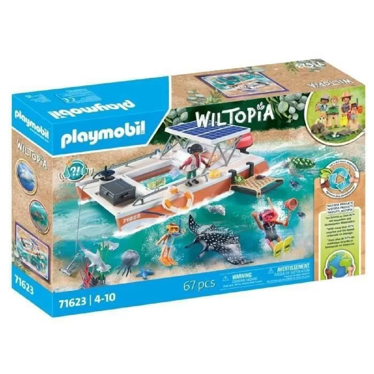 Playmobil bateau de surveillance