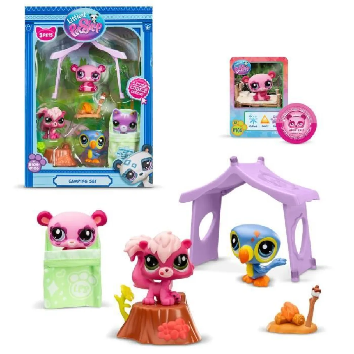 Bandai Figurines Littlest Pet Shop - Animaux