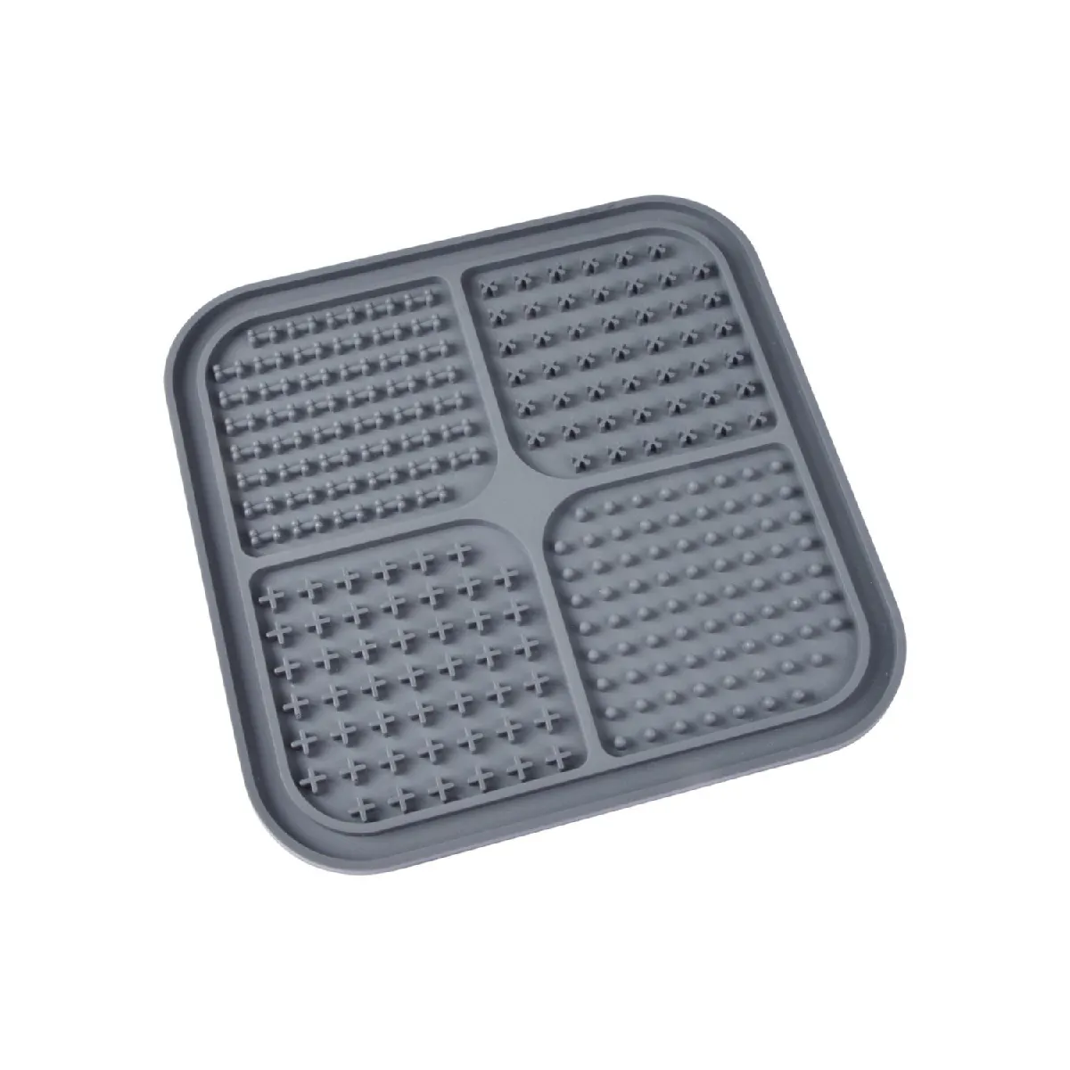 Meilleurs prix pour Tapis de léchage pour chien et chat - Gris anthracite