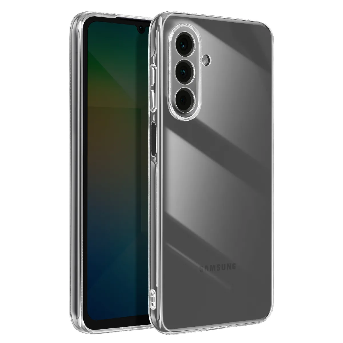 Avizar Coque Pour Samsung Galaxy A26 Contour Silicone Dos Acrylique Transparent