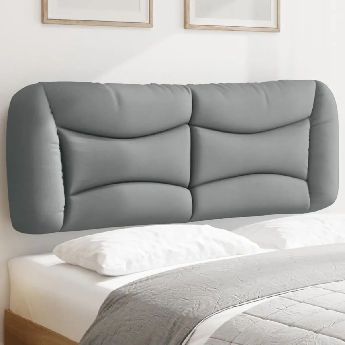 vidaXL Coussin de tête de lit 120 cm tissu - vue 3