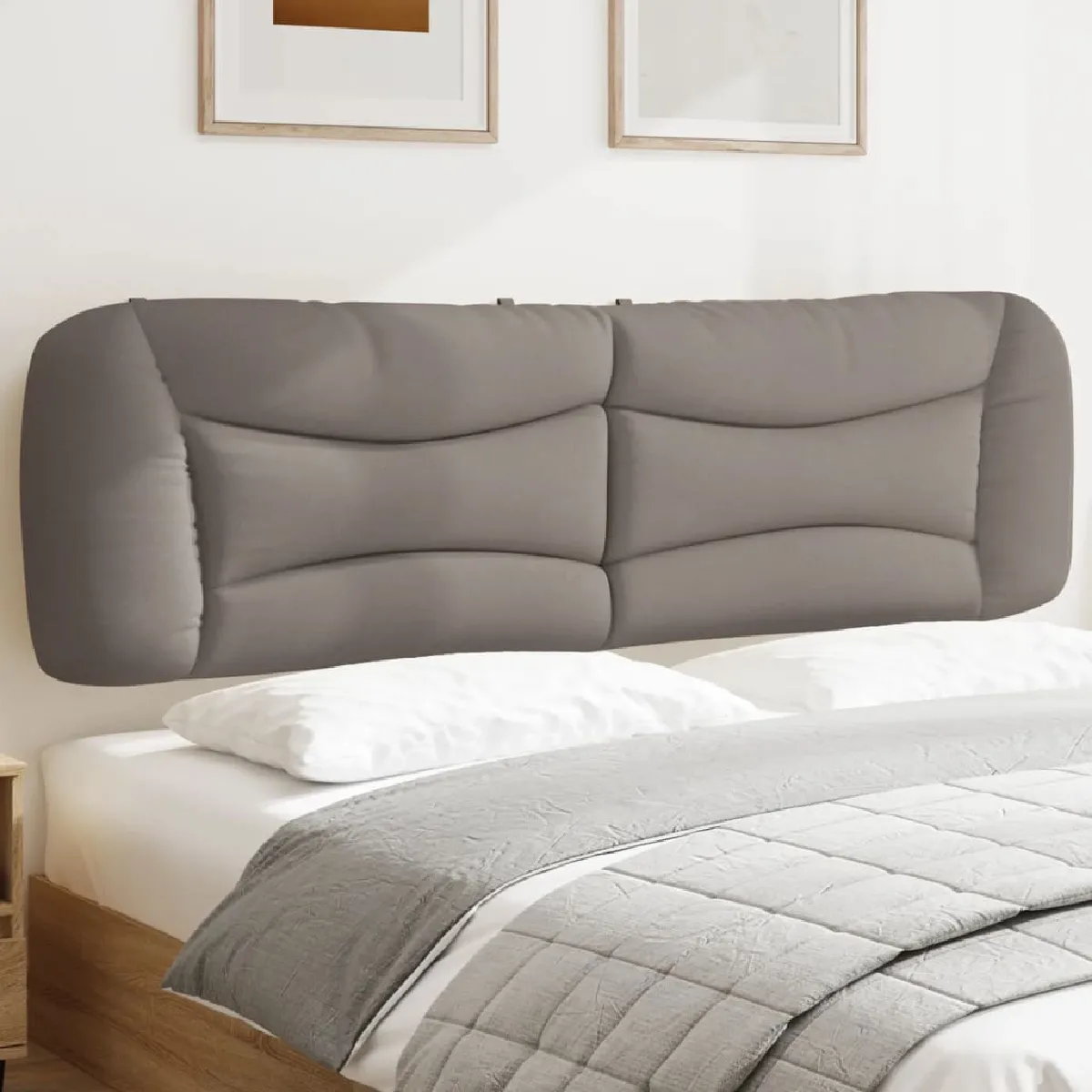 vidaXL Coussin de tête de lit 180 cm tissu - vue 3