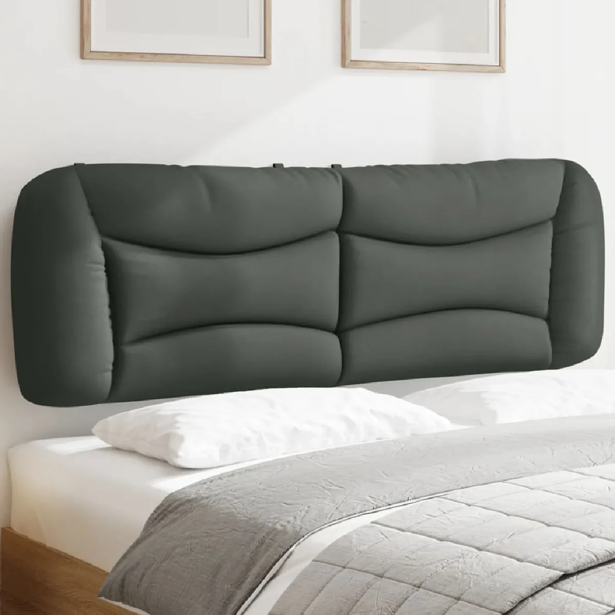 vidaXL Coussin de tête de lit 160 cm tissu - vue 2