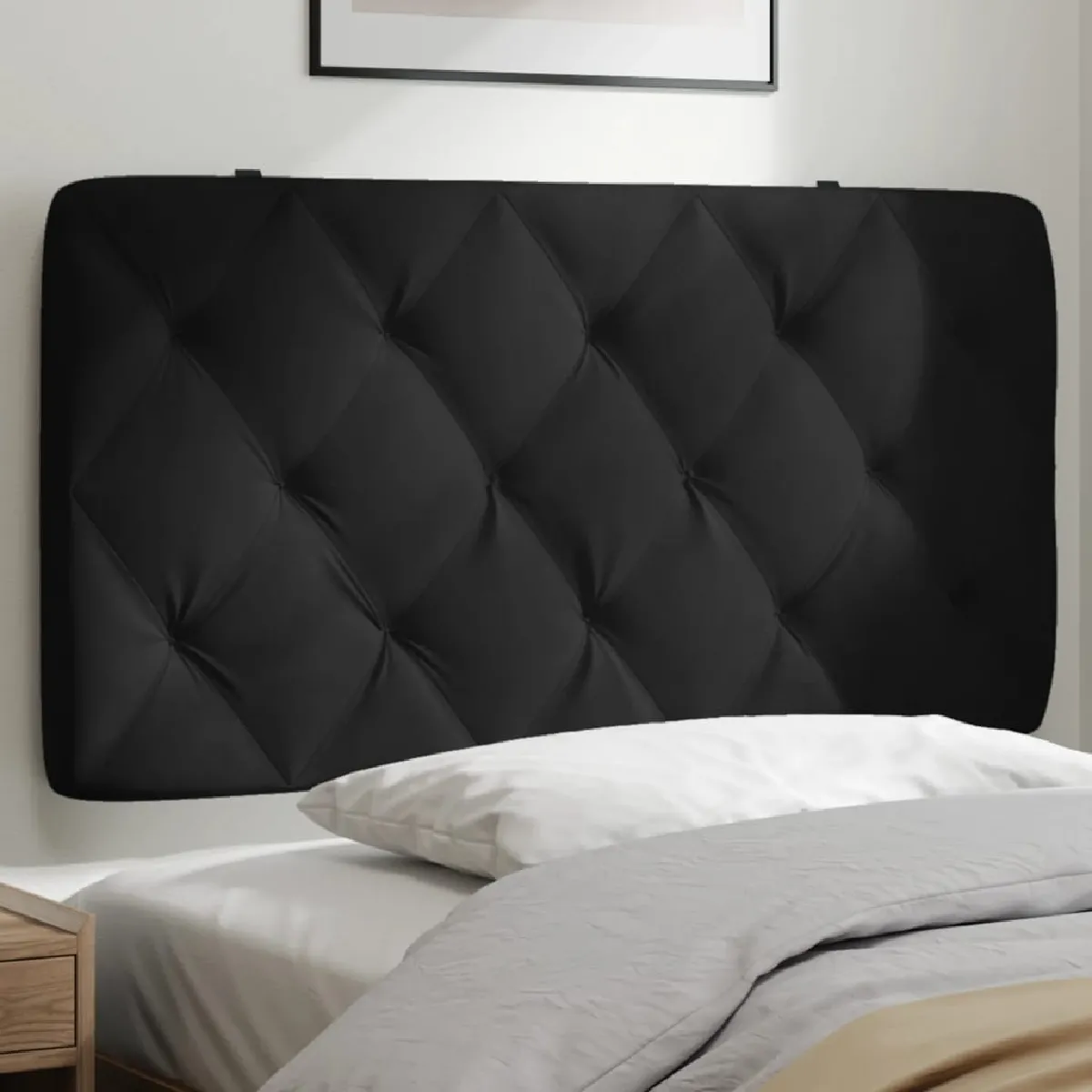vidaXL Coussin de tête de lit 100 cm velours - vue 3