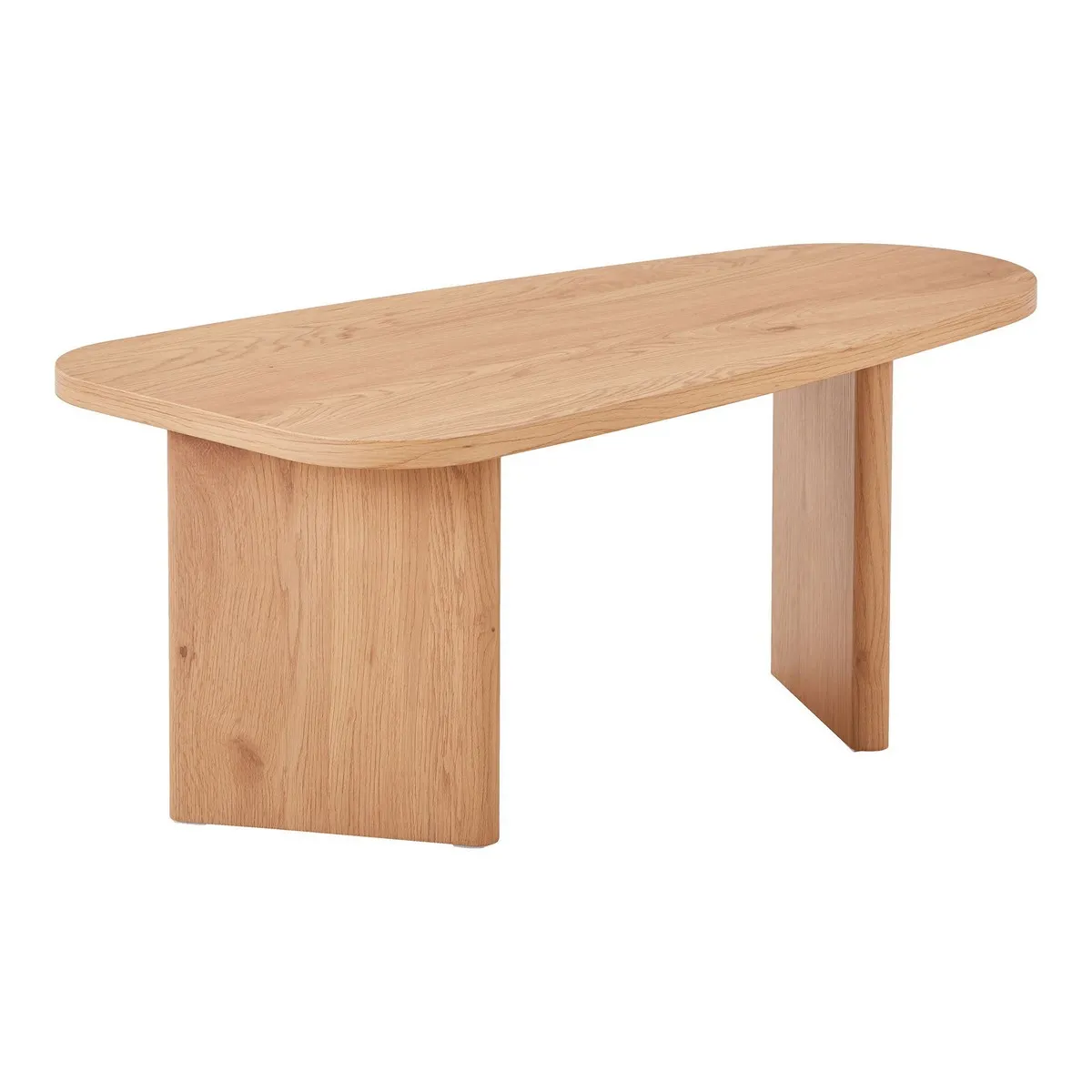 Comparer les prix de EPIKASA Table basse Melo - Marron MDF - 50x100x41 cm