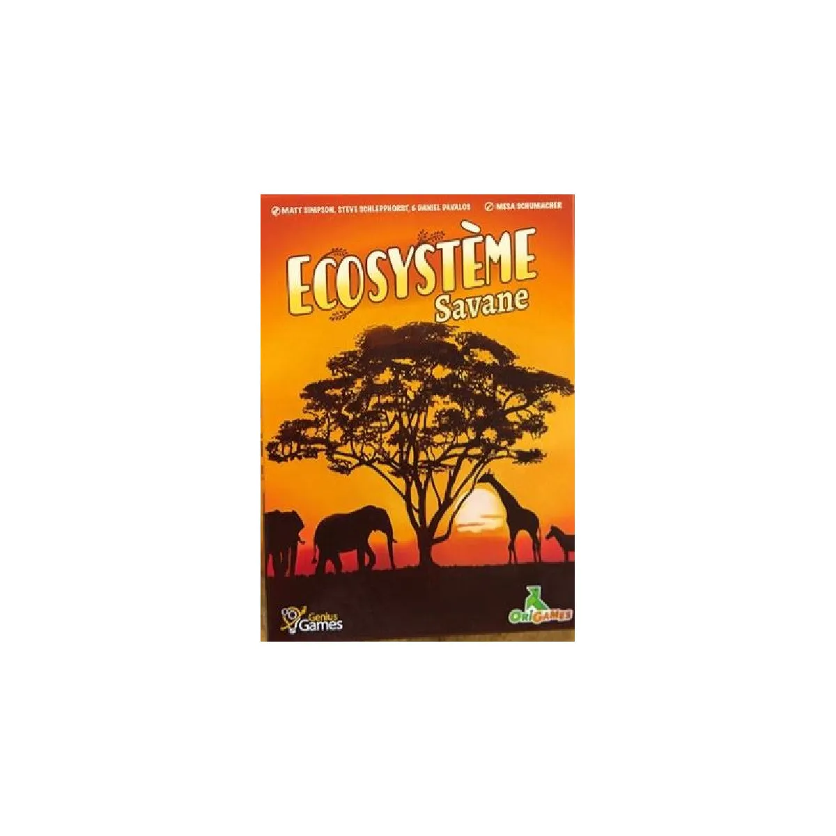 Jeu de stratégie Origames Ecosystème Savane