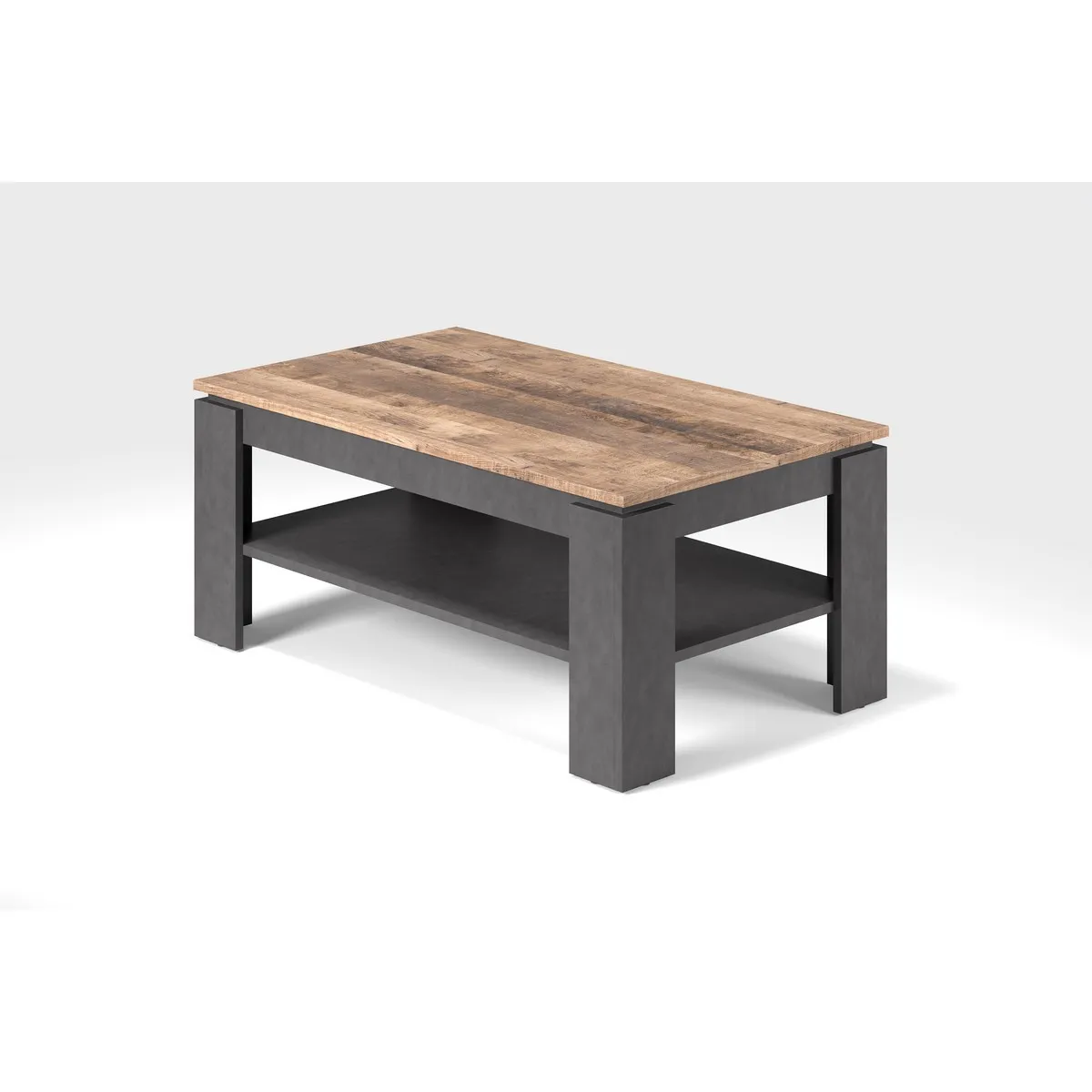 Meilleurs prix pour EPIKASA - Table Basse Universe Gris Panneau Mélaminé