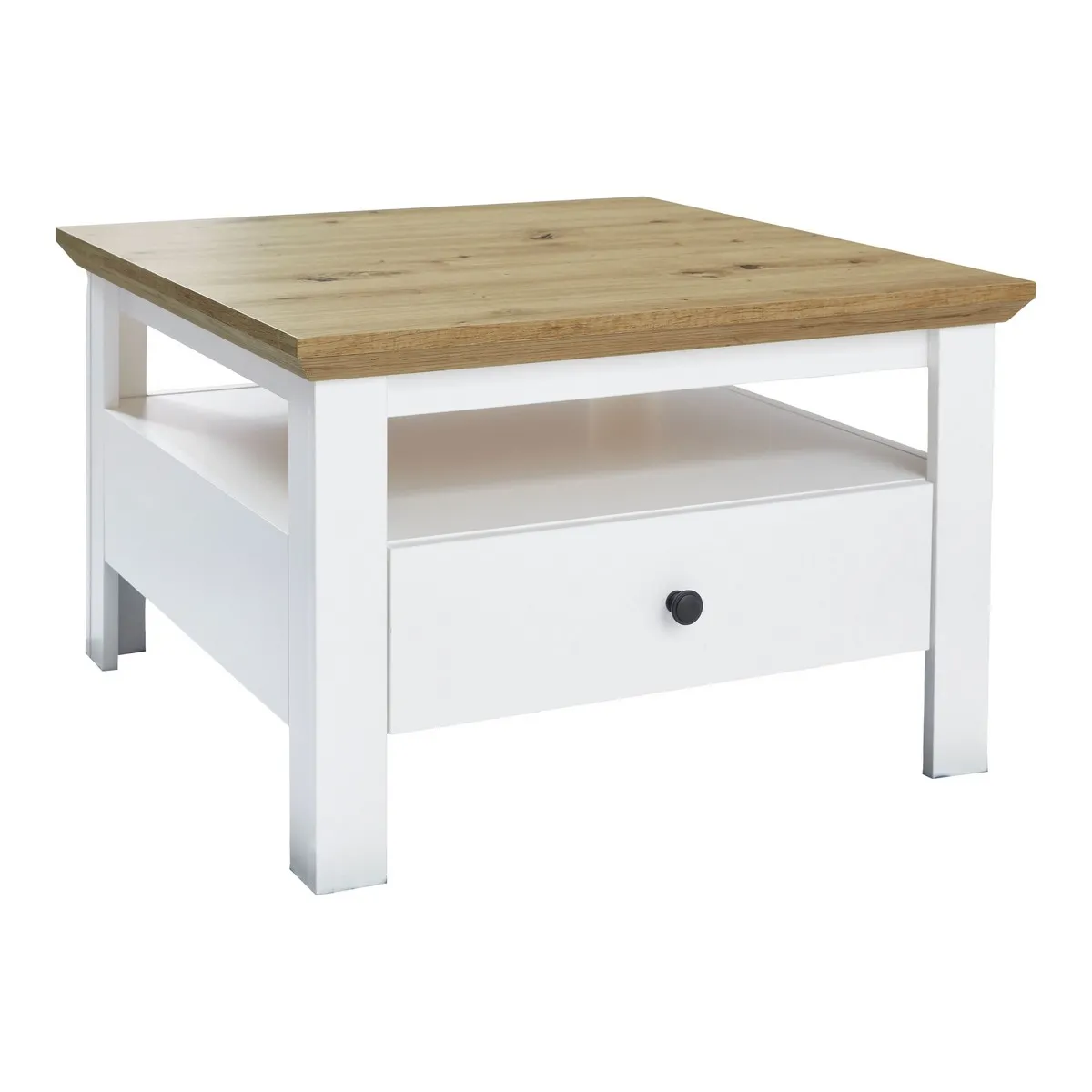 Comparer les prix de Epikasa Table Basse Universe - Blanc/Marron