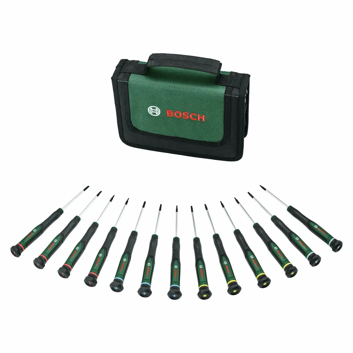 Jeu de Tournevis Bosch 1600A02Z9N – 13 Pièces, Acier S2, Embouts Magnétiques - vue 2