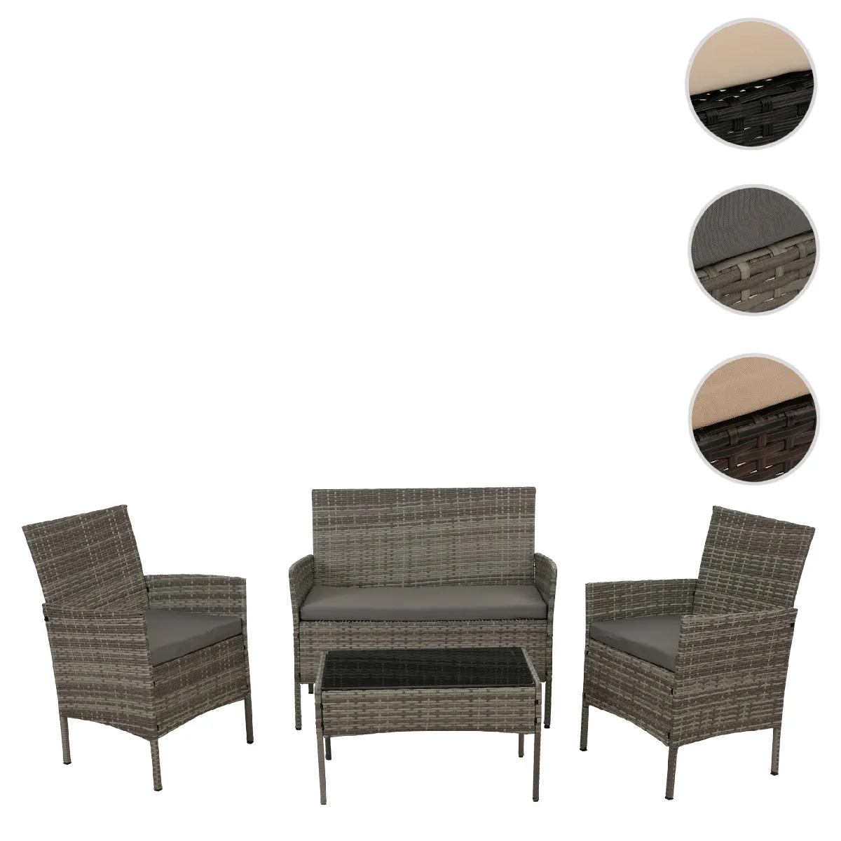 Mendler Gris Table De Jardin