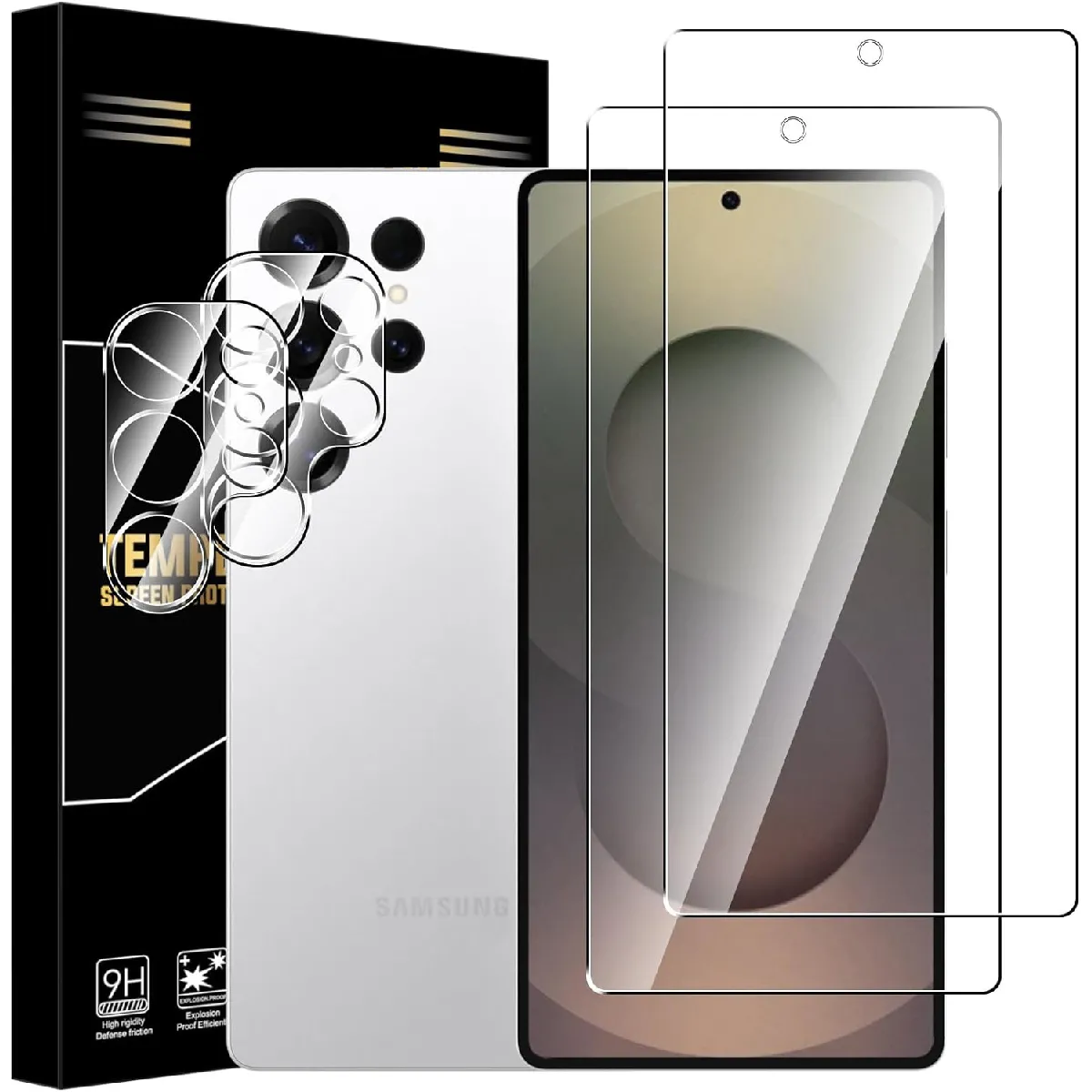 Little Boutik Protection D'écran Et Caméra Pour Samsung Galaxy S25 Ultra - 2 Pièces
