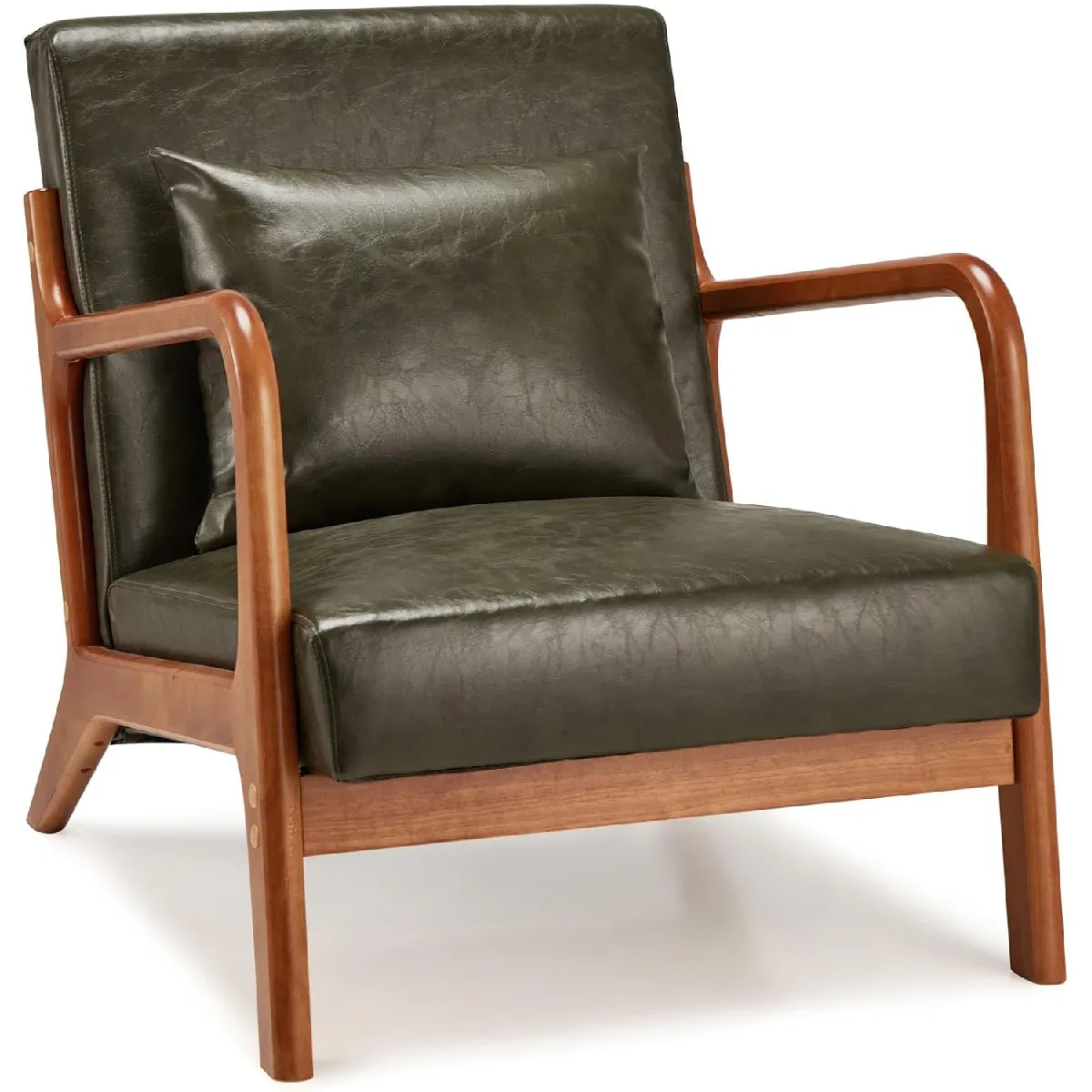 Fauteuil et repose-pieds en cuir noir De Sede DS-2030 de Hans Eichenberger En vente sur