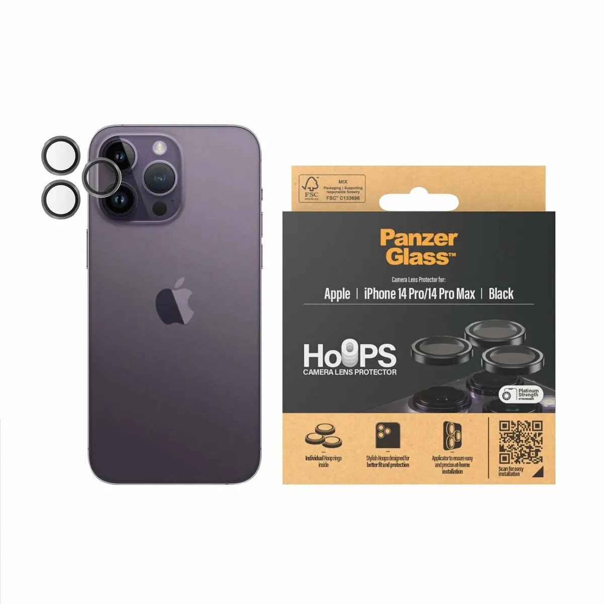 Panzerglass Film De Protection En Verre Trempé Pour Iphone 14 Pro Max