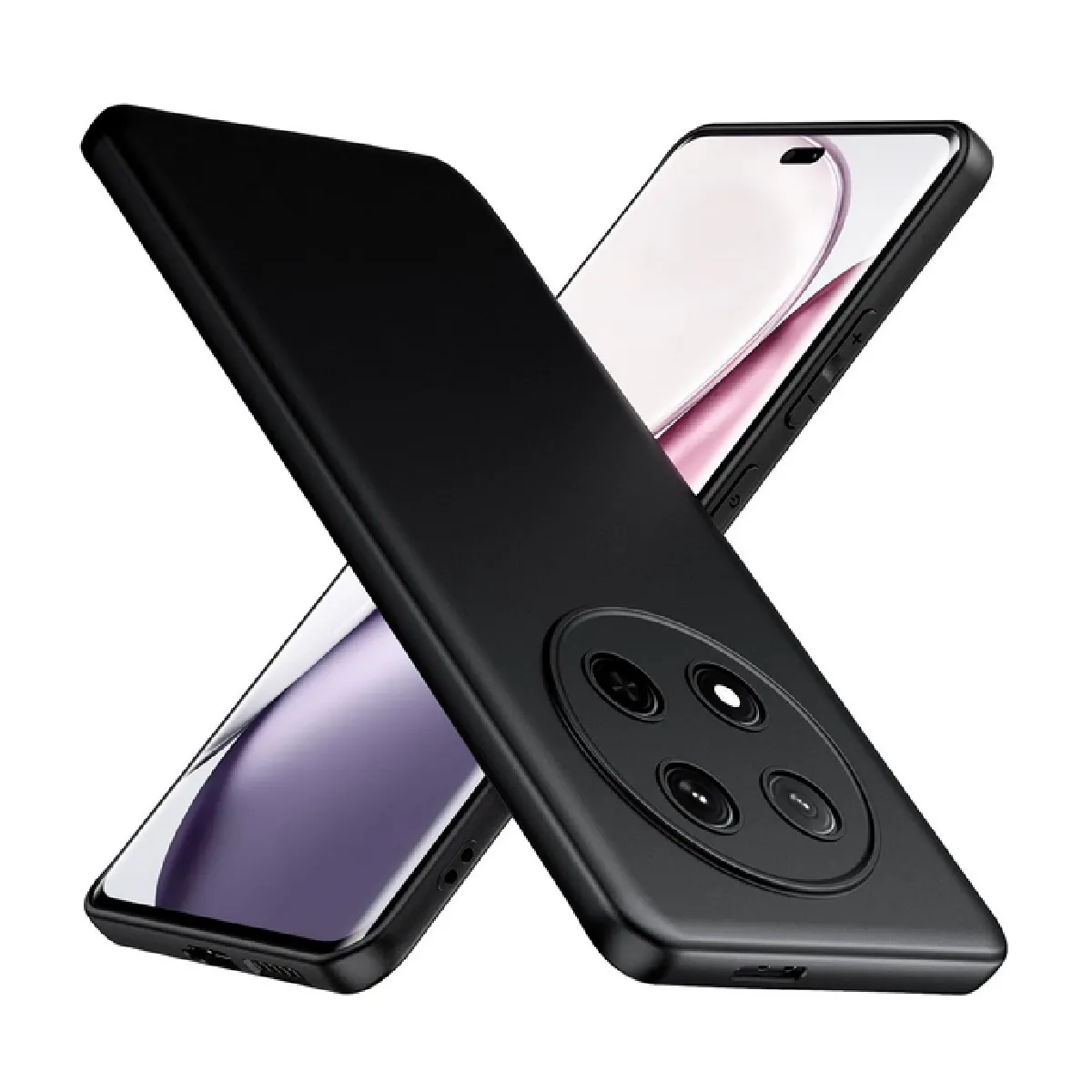 Coque et étui téléphone mobile Mayaxess Coque pour Honor Magic 6 Lite 5G Bague Support Cache Caméra Coulissant Bleu nuit
