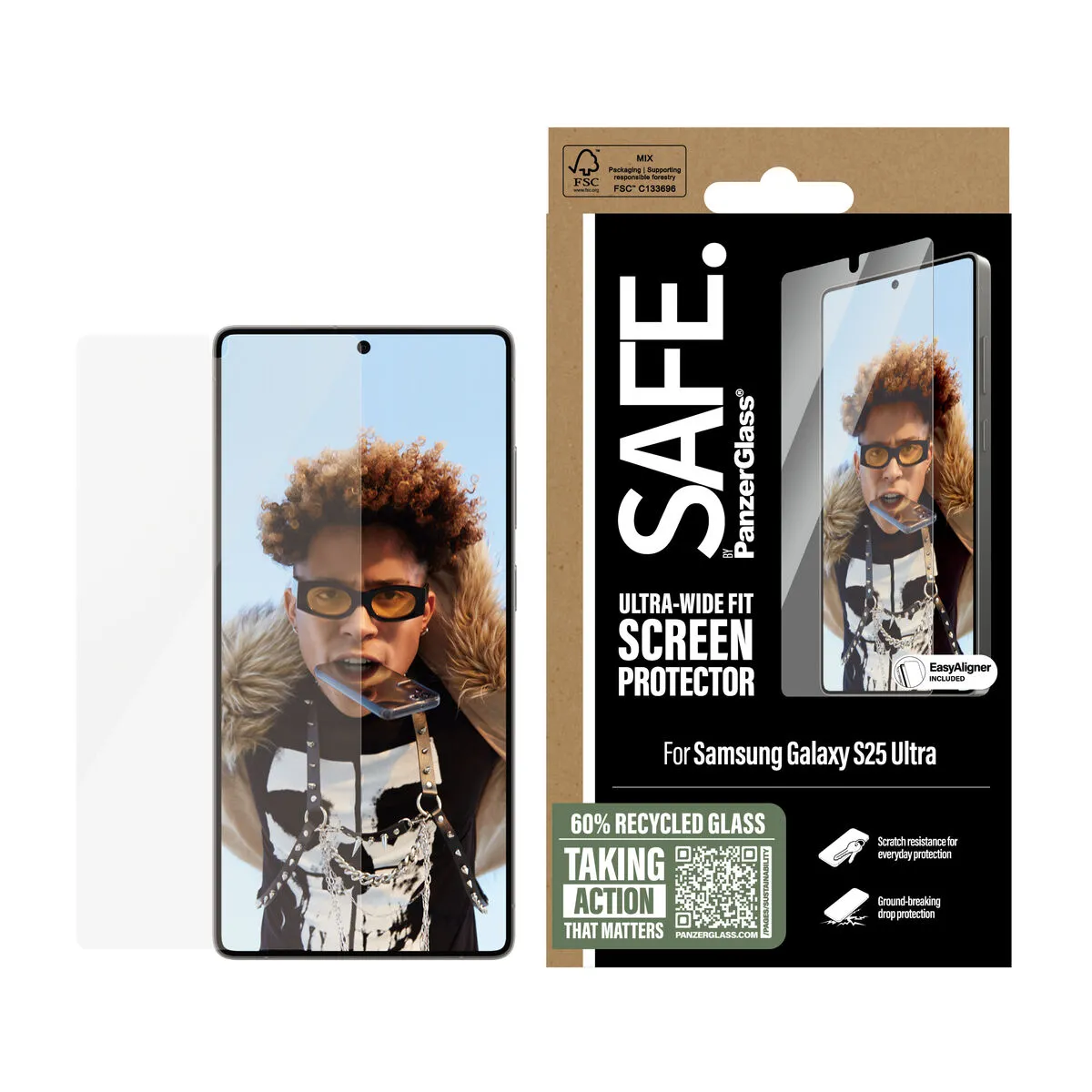 Panzerglass Film Protecteur Pour Samsung S25 Ultra