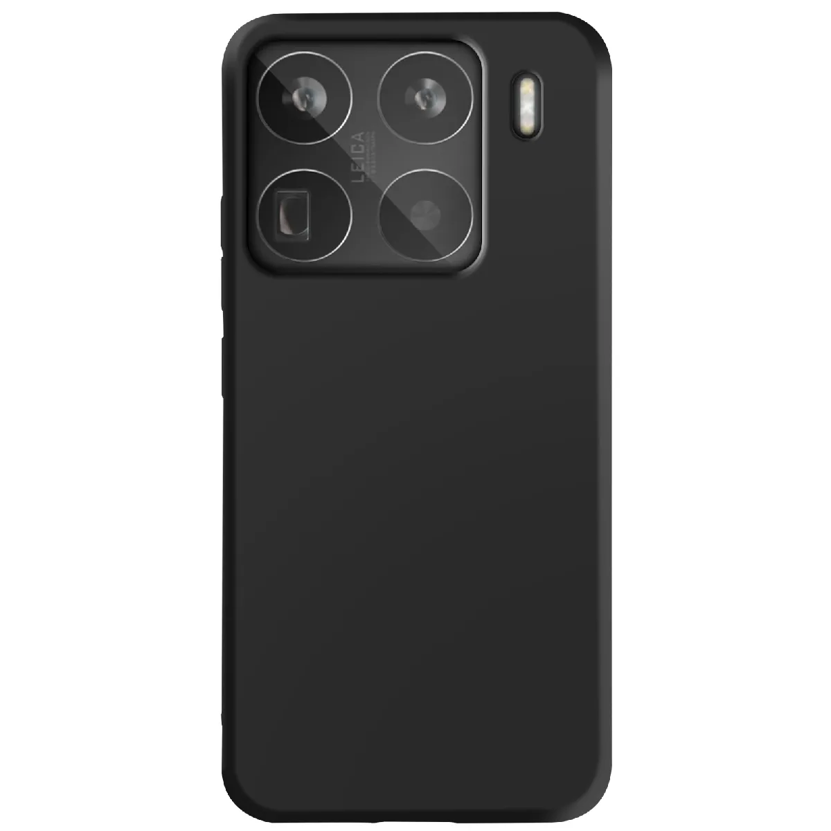 Mayaxess Noir Coque Pour Xiaomi 15 Pro Silicone Souple Revêtement Fin