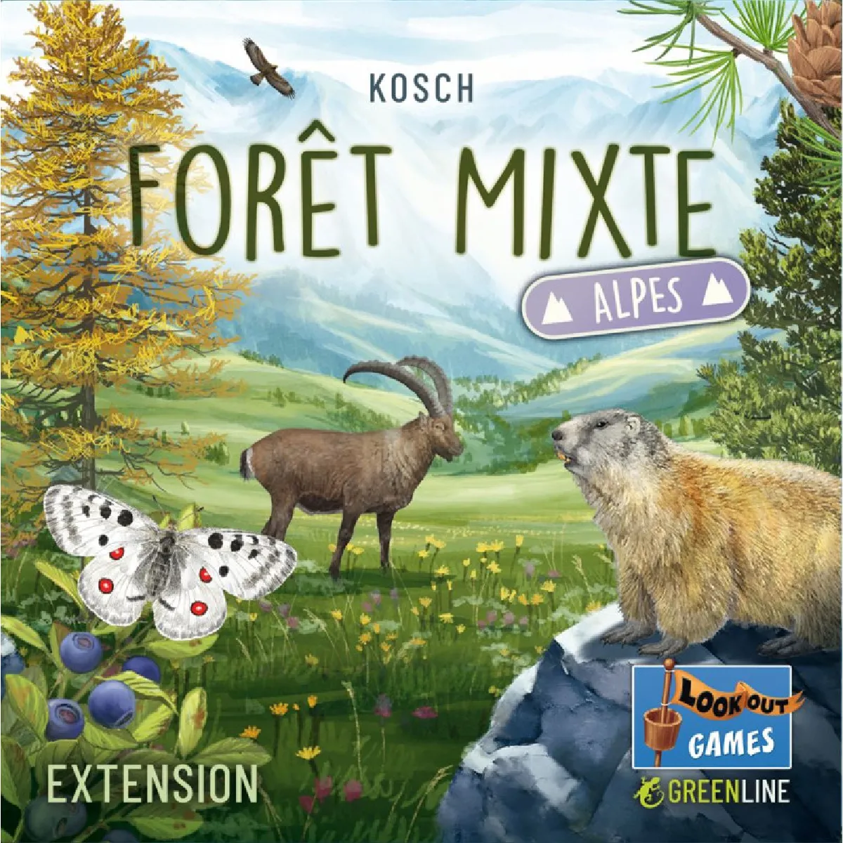 Asmodee Forêt Mixte Extension Alpes