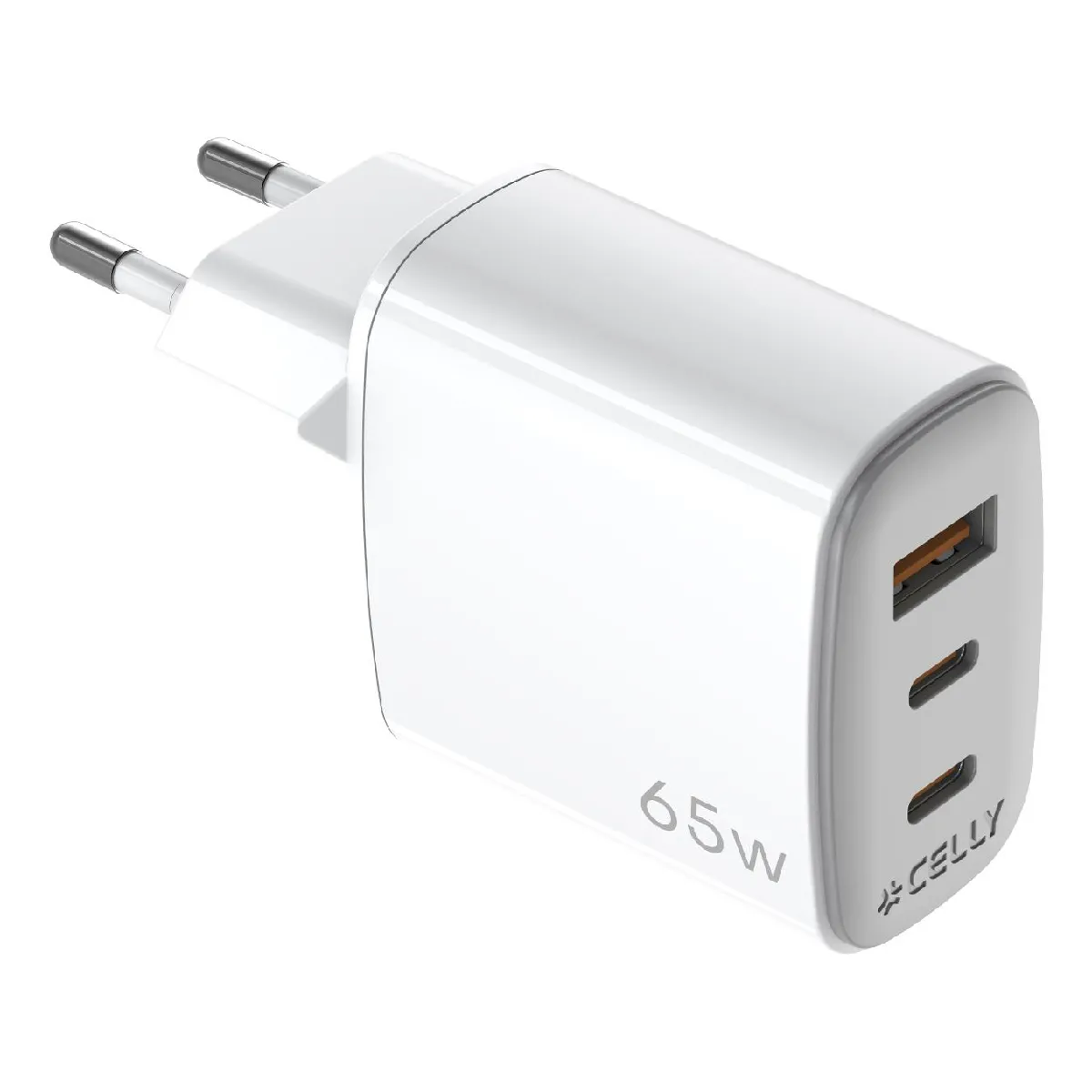 Celly Blanc Chargeur Secteur Usb-C - 65 W