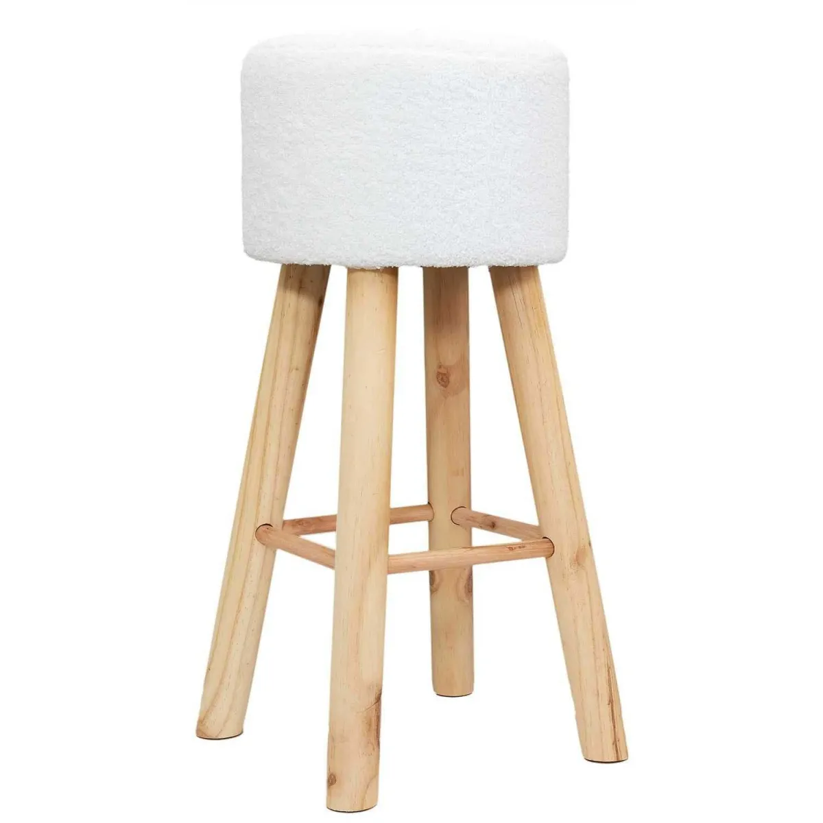 The home deco factory tabouret de bar Freya - Blanc The home deco factory tabouret de bar Freya - Blanc