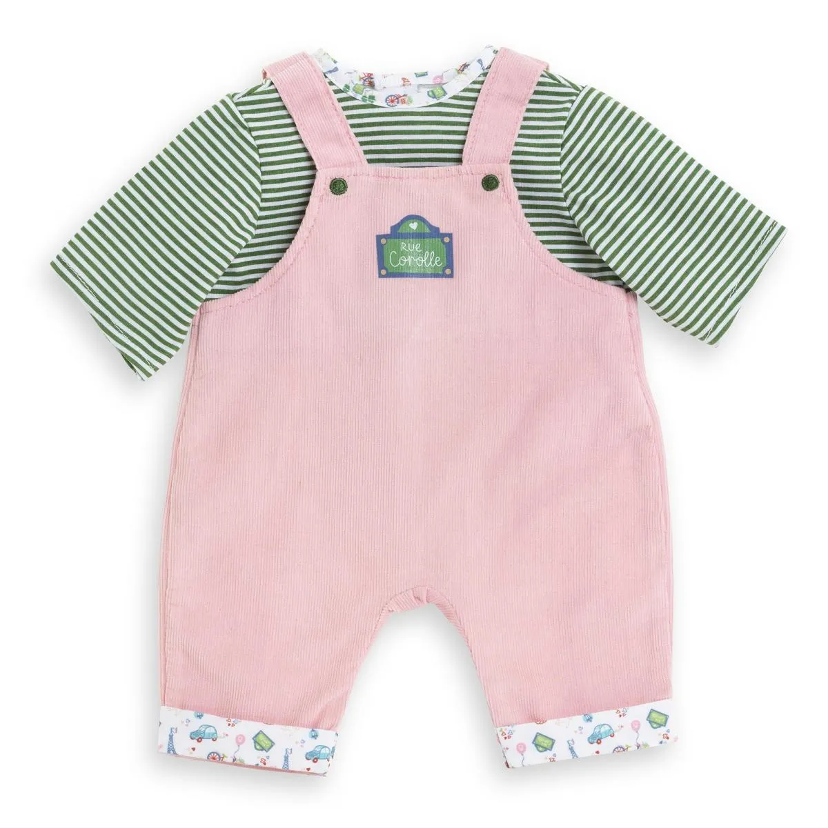 Corolle Vêtements poupon t-shirt et salopette - Rose