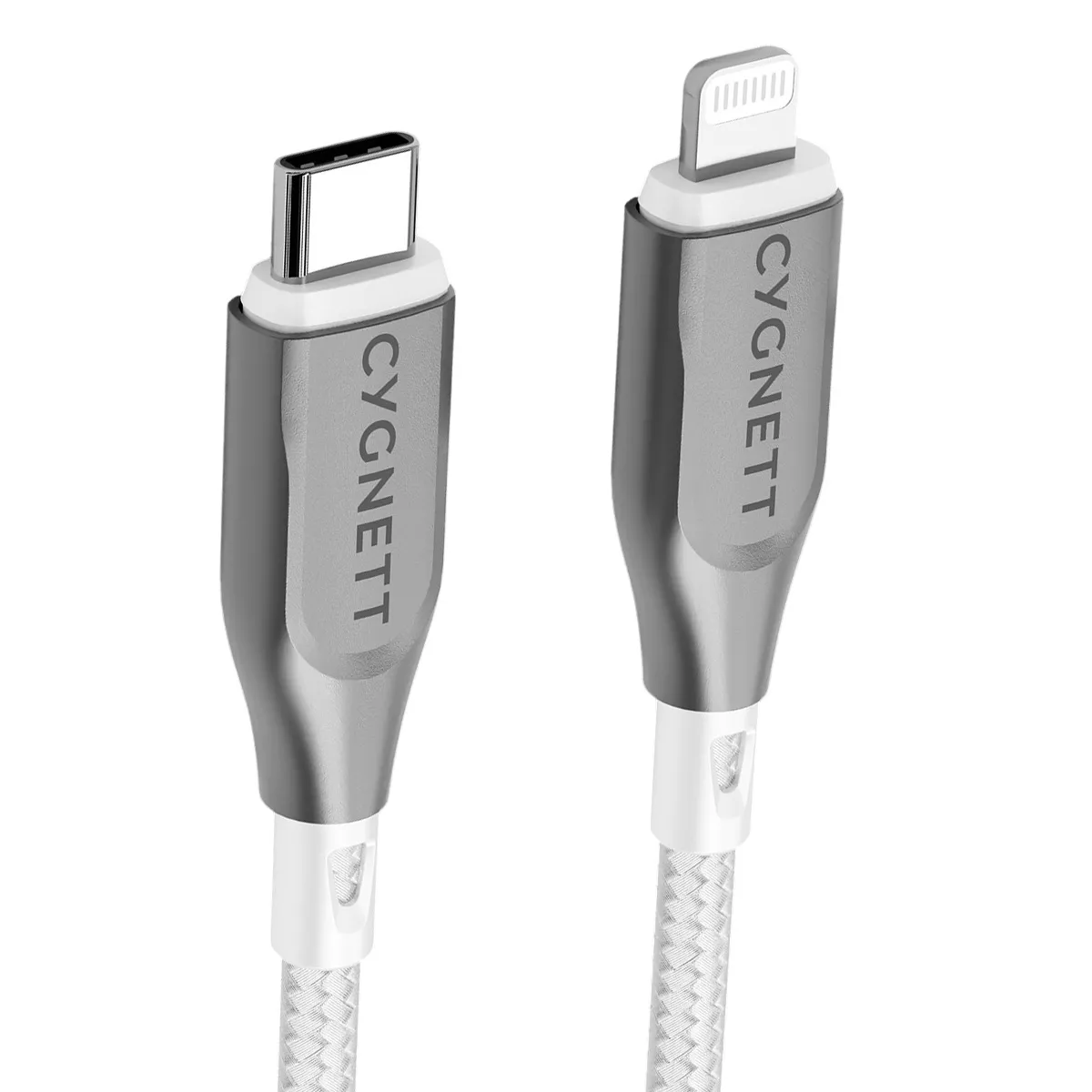 Cygnett Blanc Câble Lightning Vers Usb-C 30W 1M