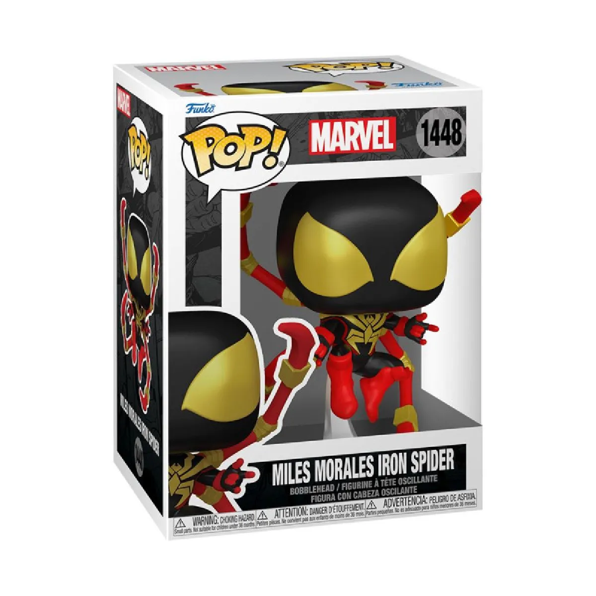 Figurine Pop! Marvel Miles Morales Iron Spider N° 1448 Funko - vue 2