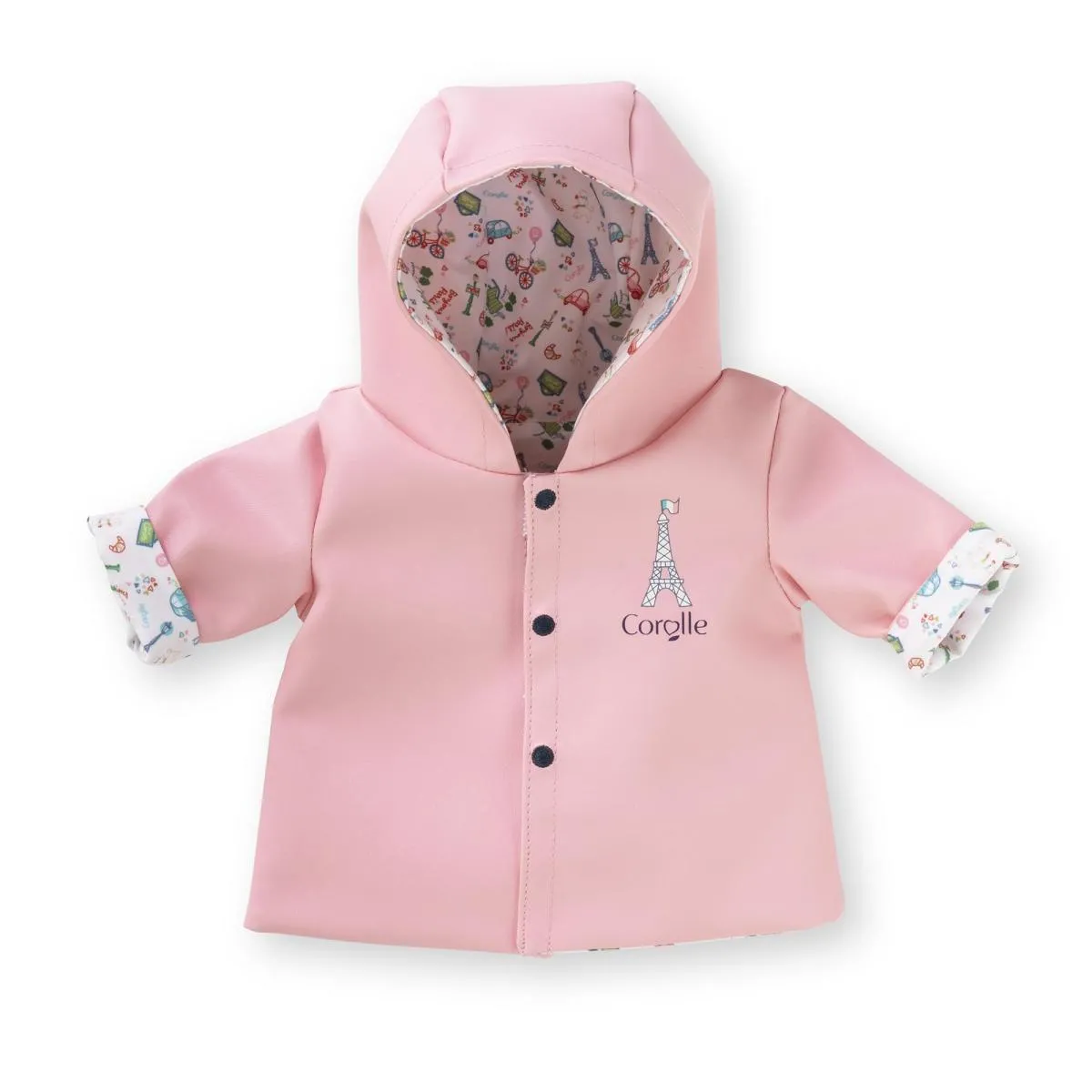Corolle manteau réversible pour poupon - Rouge Corolle manteau réversible pour poupon - Rouge