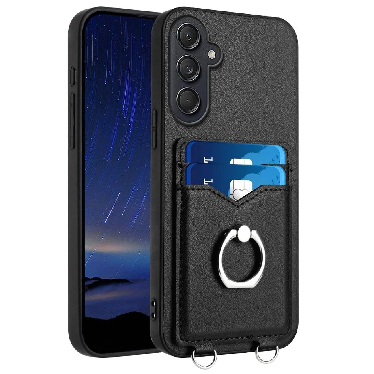 Étui GANGXUN pour Galaxy C55 - Noir