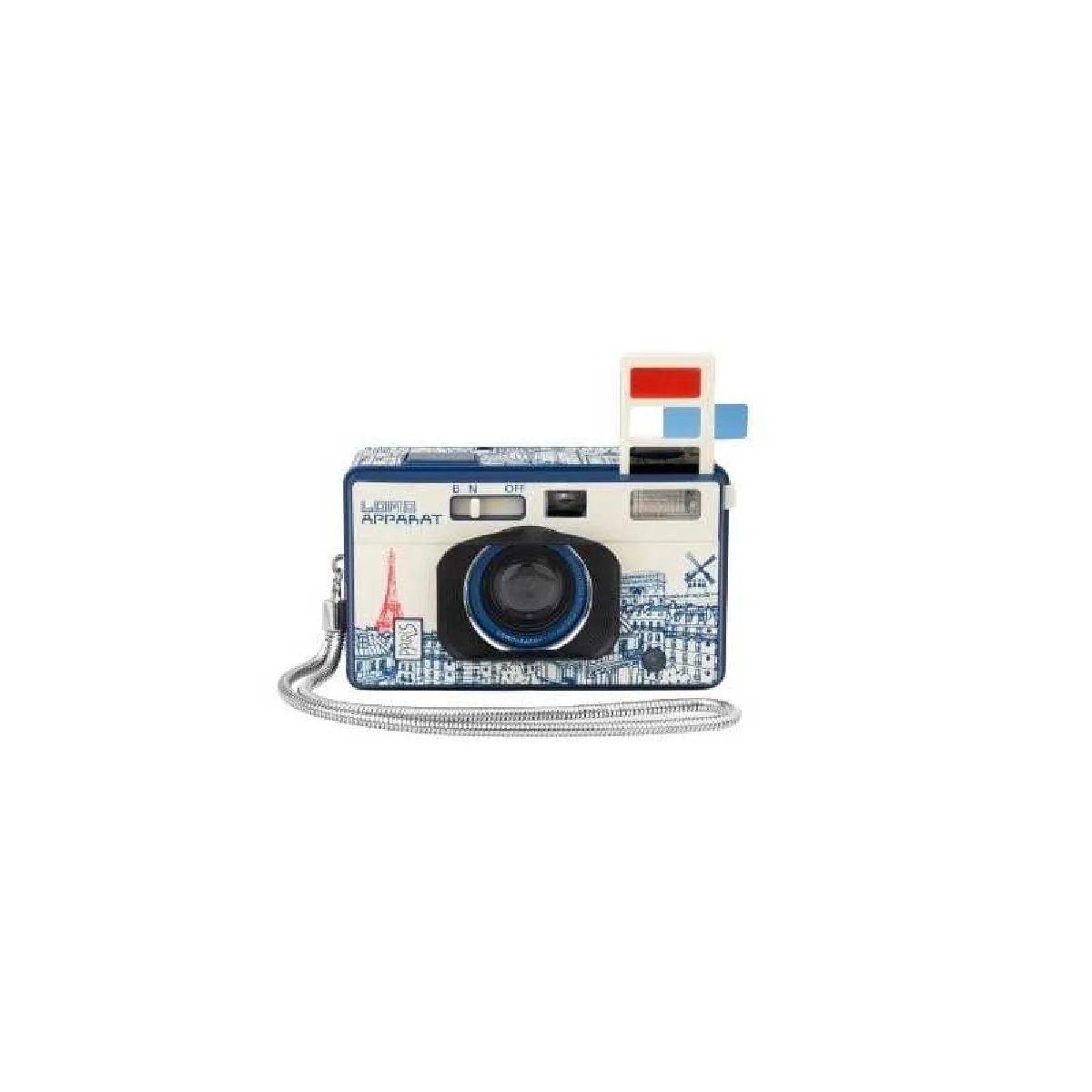 LOMOGRAPHY  LomoApparat 21mm Wide Angle Camera Paris Edition - Noir