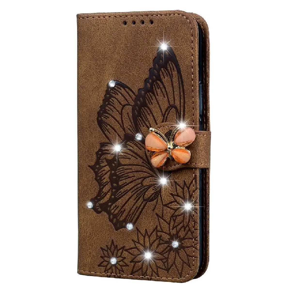 Générique Marron Étui Portefeuille Foxdock Xiaomi 14T Pro 5G
