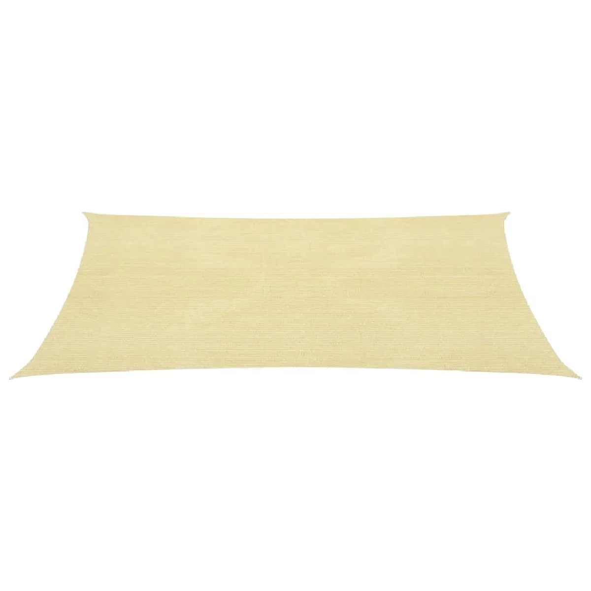 Voile d ombrage 160 g/m&sup2; 6 x 6 m pehd beige