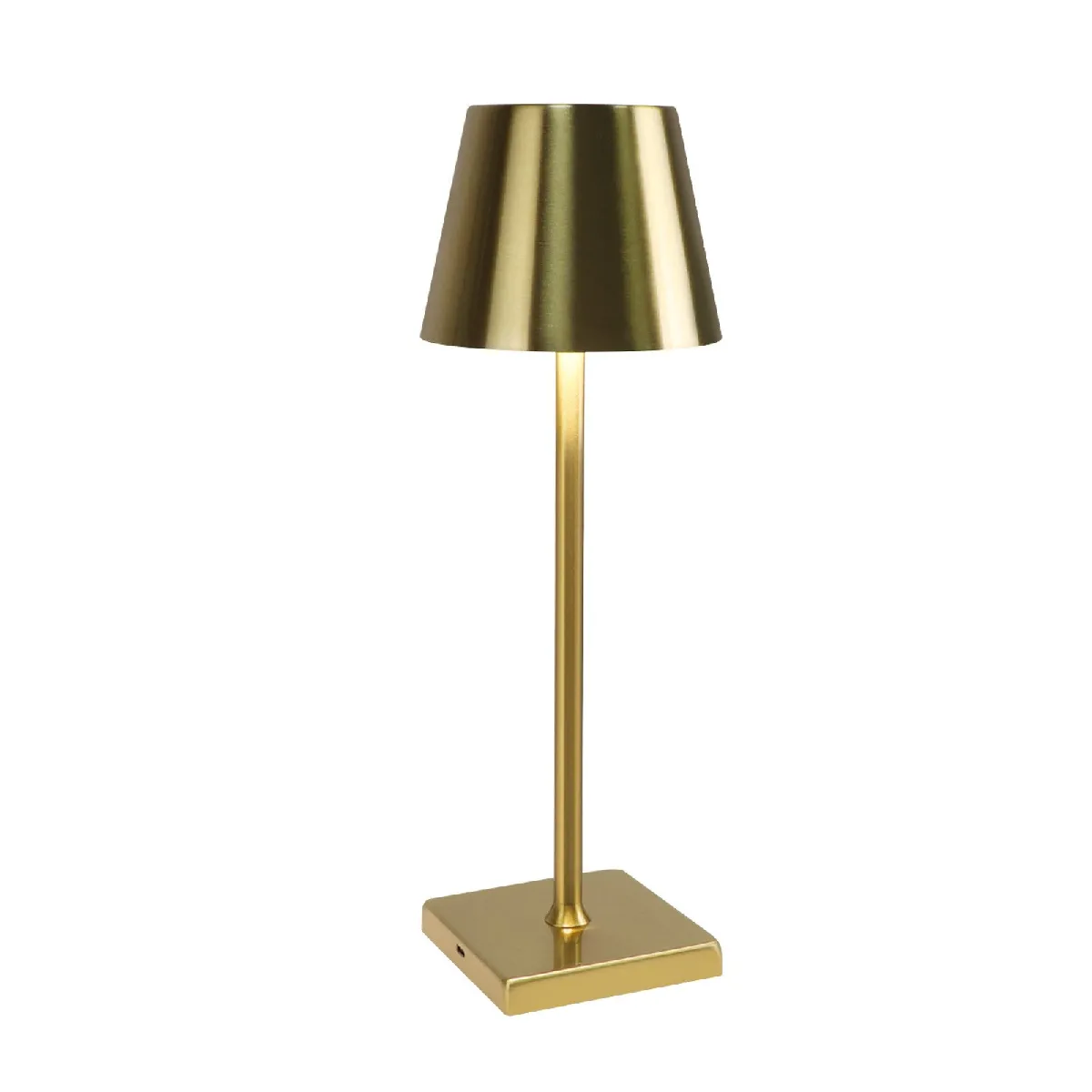 Zmh Lampe de chevet LED gnome – Or