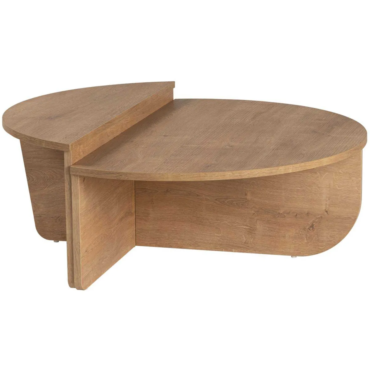 Meilleurs prix pour Hanah Home Table basse Podium - Chêne miel