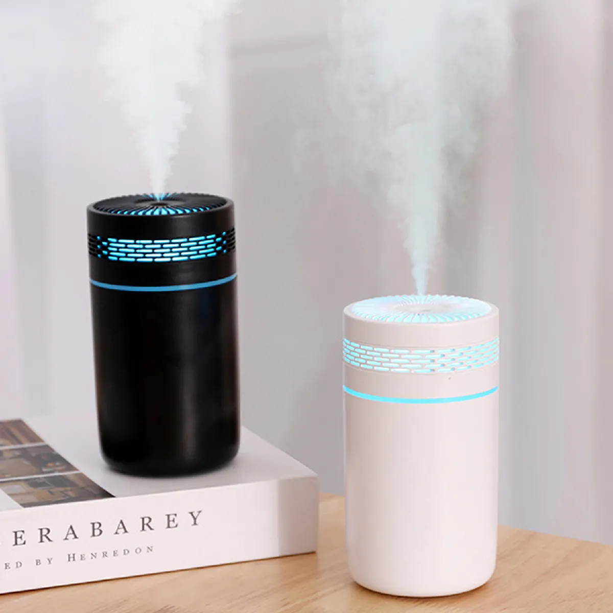 Diffuseur,Mini humidificateur d'air ultrasonique Portable de 220ML, avec goutte d'eau, diffuseur