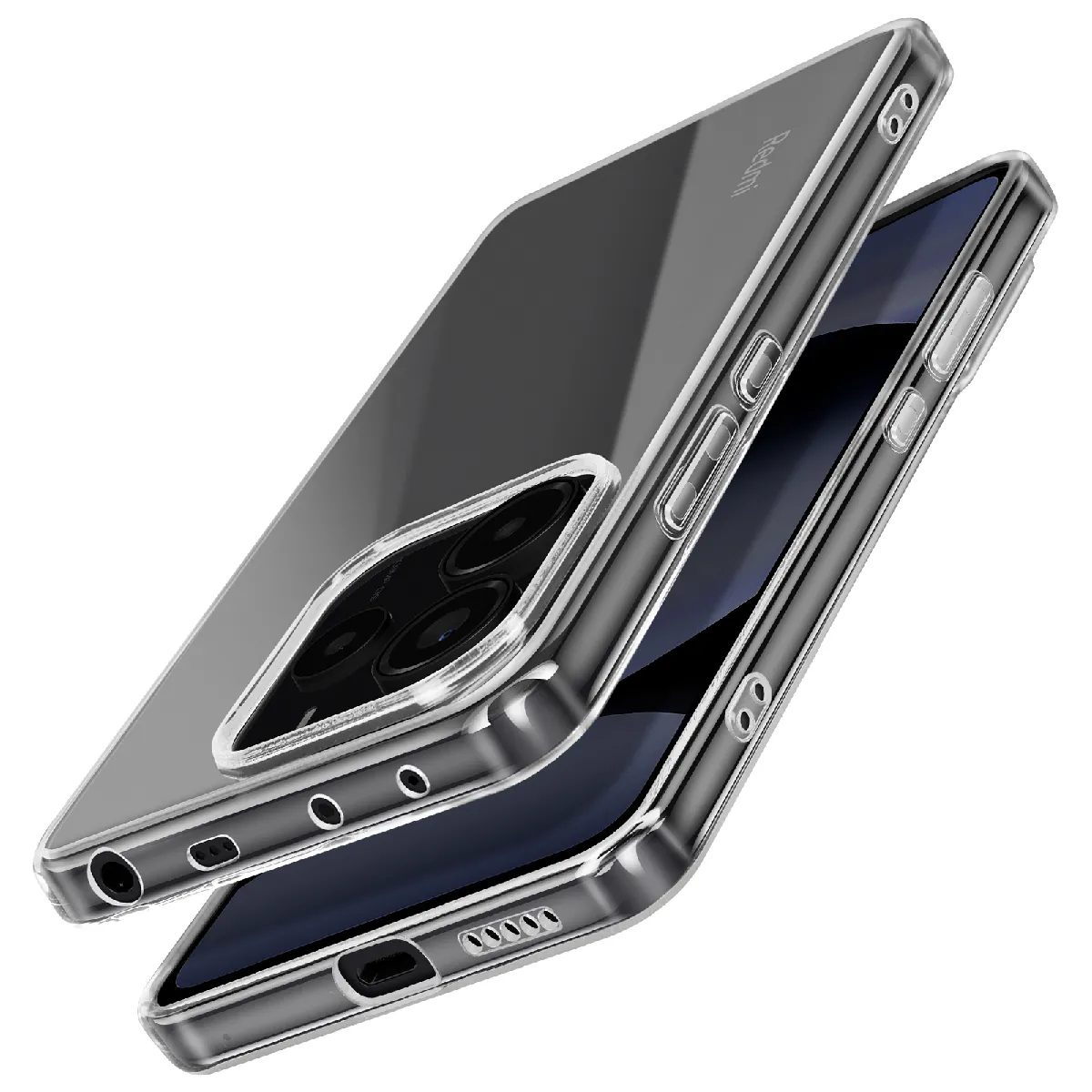 Avizar Coque Xiaomi Redmi Note 14 4G - Transparent