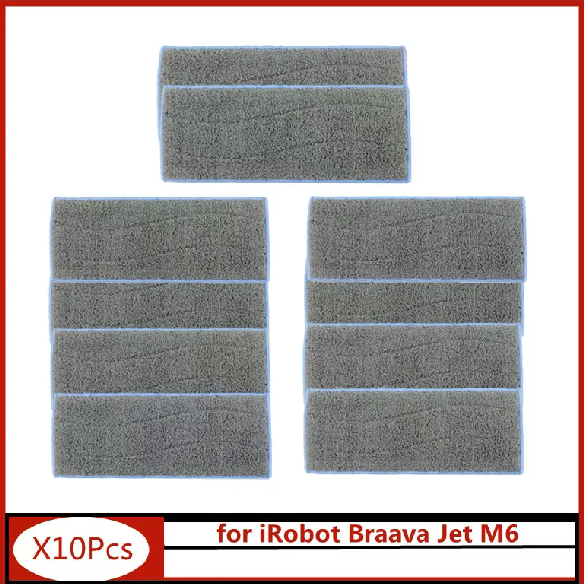 Générique Lingettes En Tissu Pour Irobot Braava Jet M6