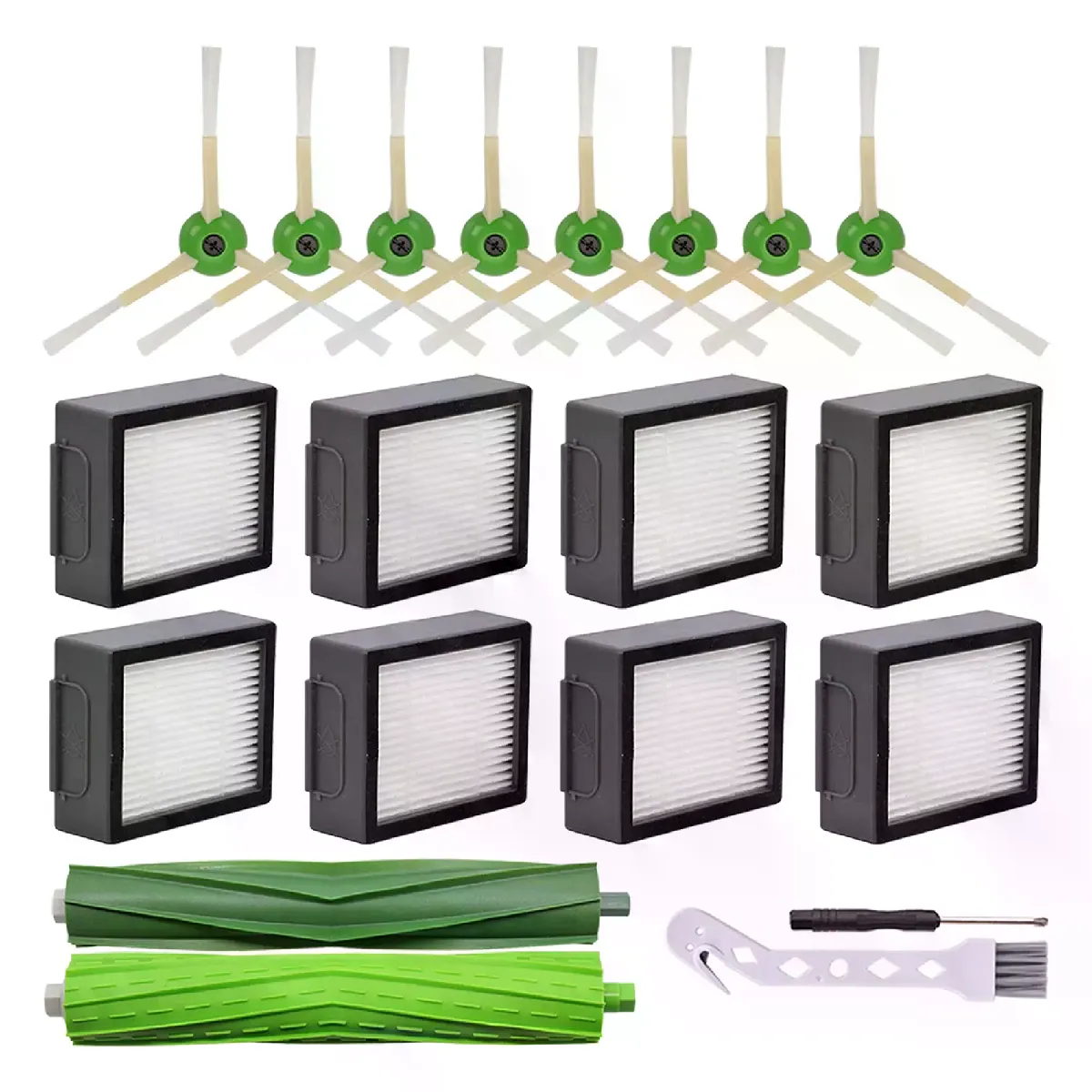 4 Brosses en Caoutchouc Jajadeal Accessoires de Brosse pour iRobot Roomba i7 i7 Plus i3 i3+ i4 i4+ i6 i6+ i8 i8+ j7 j7+ E5 E6 E7 Aspirateur, Pièces de | Leroy Merlin