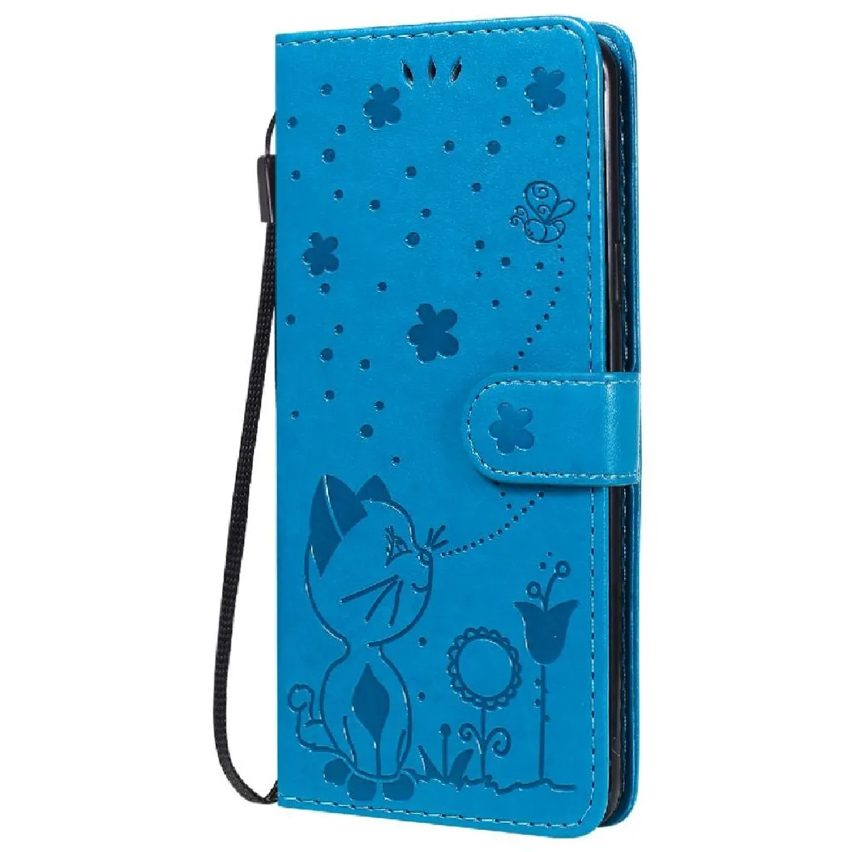 Générique Bleu Étui Portefeuille Samsung Galaxy S9 Plus