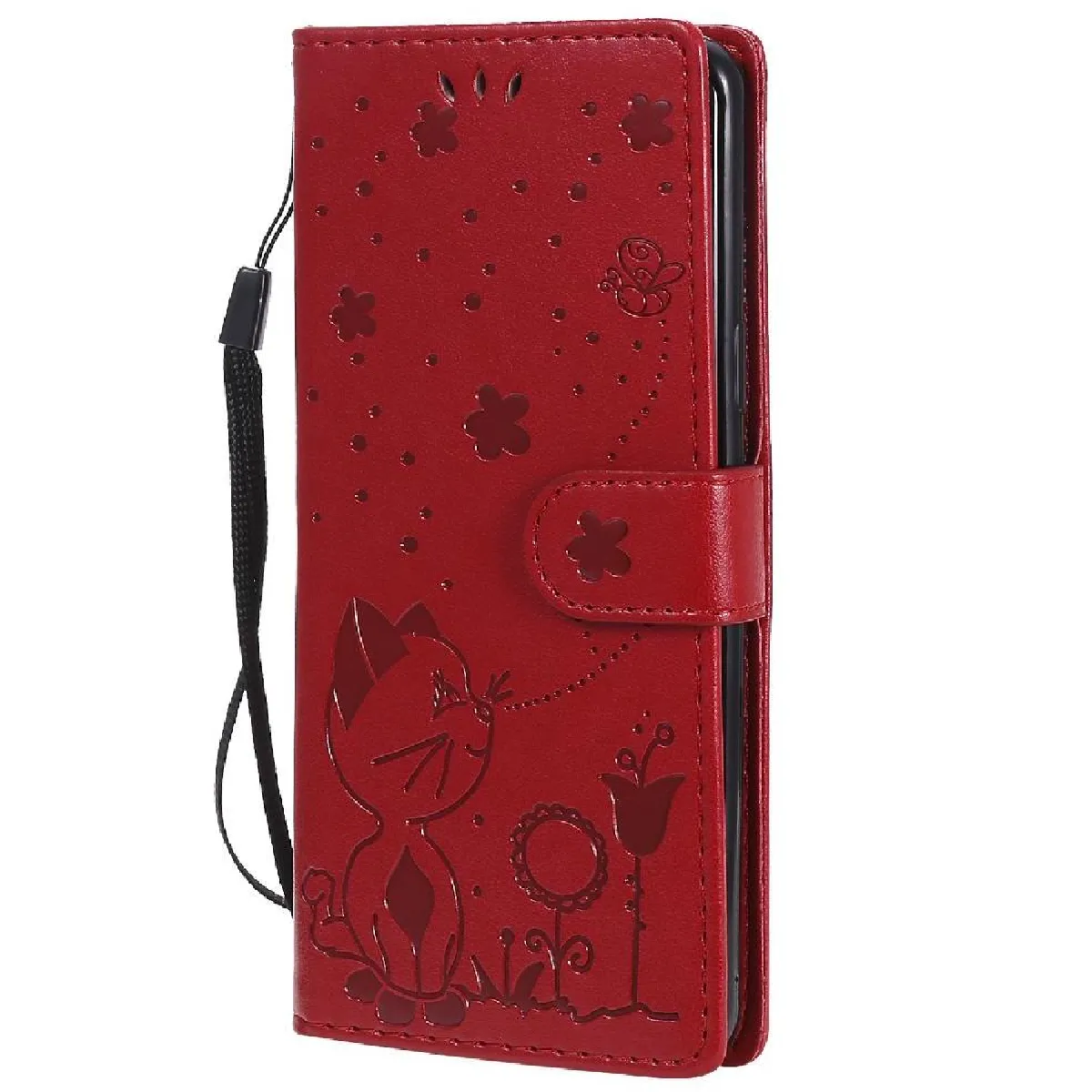 Générique Rouge Étui Pour Smartphone Samsung Galaxy S9
