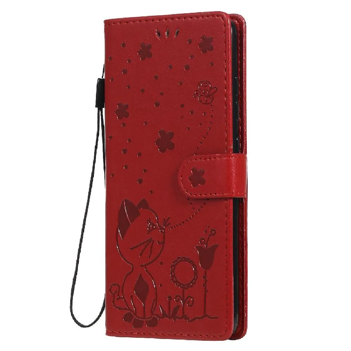 Générique Rouge Étui Portefeuille Foxdock Samsung Galaxy S20 Fe