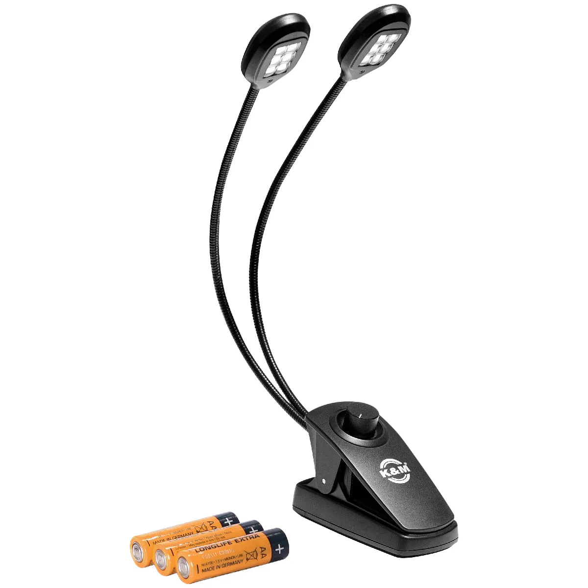 K&m Lampe de pupitre Twin Head Pro - Noir K&m Lampe de pupitre Twin Head Pro - Noir