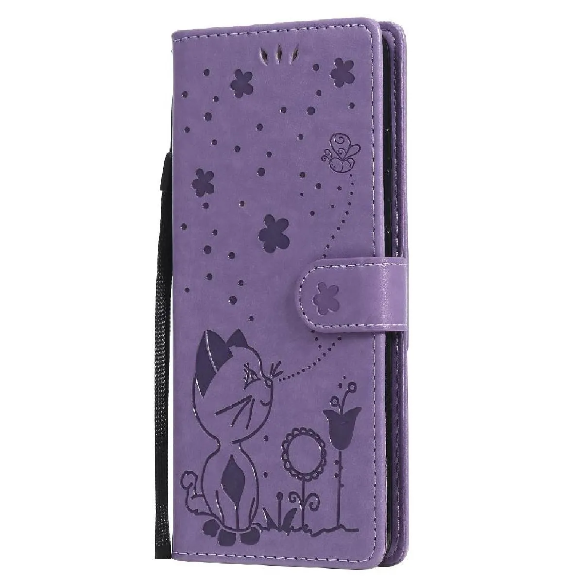 Générique Violet Étui En Similicuir À Fente Pour Carte Samsung Galaxy S20 Fe