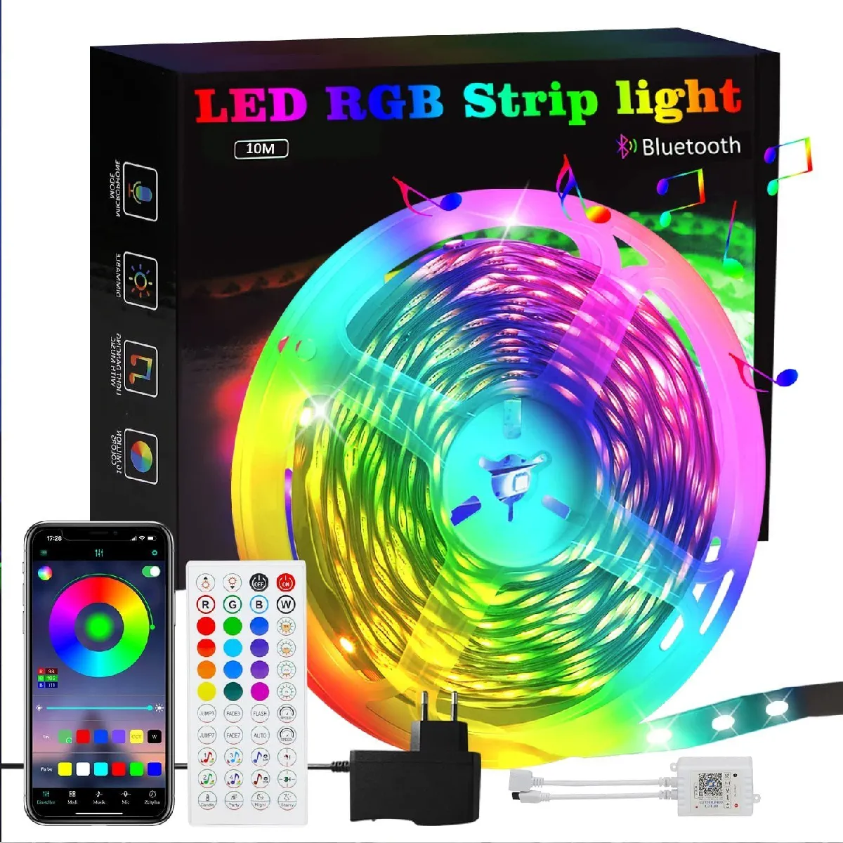 Zmh Bande LED RGB connectée - vue 1