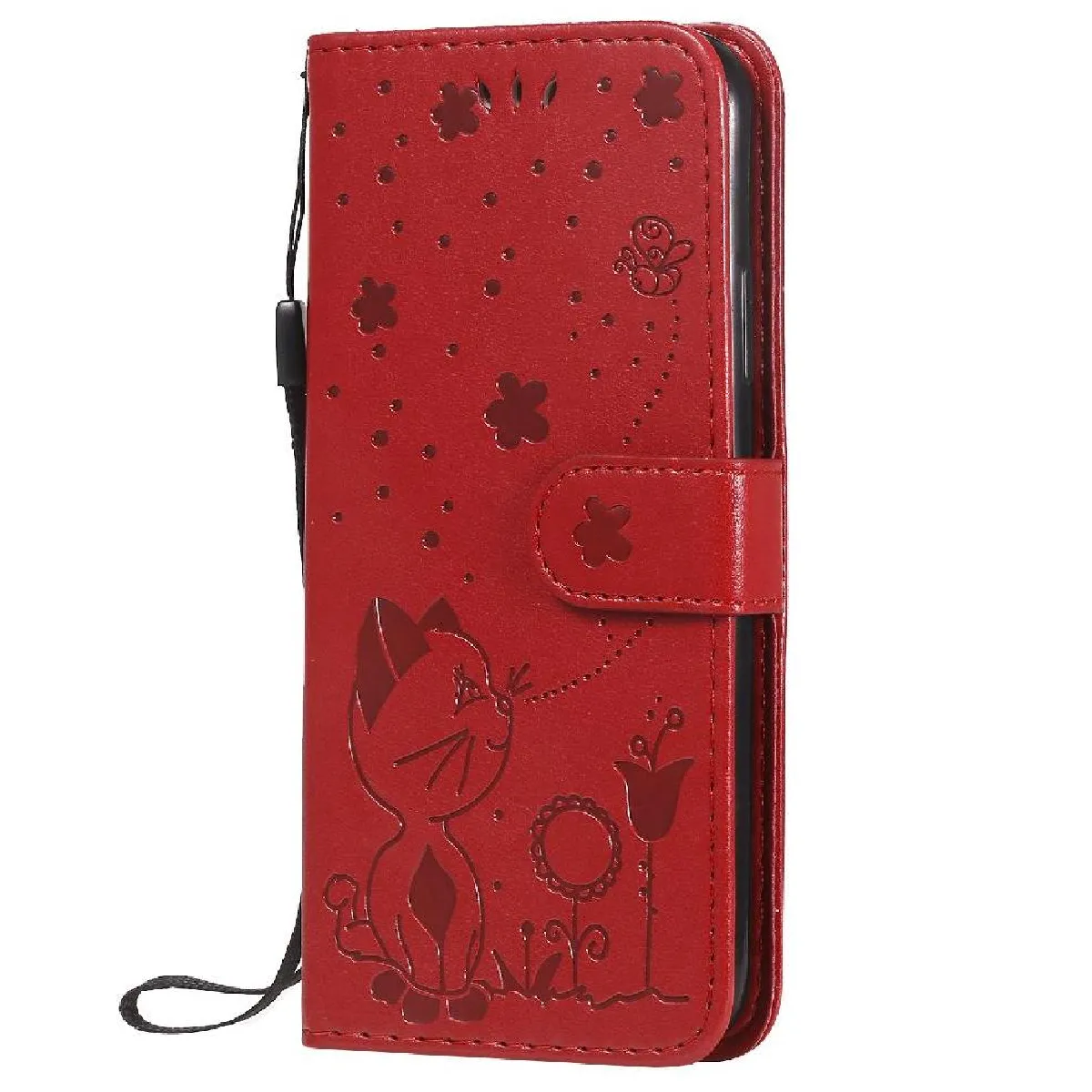 Générique Rouge Étui Flip Iphone X/Xs