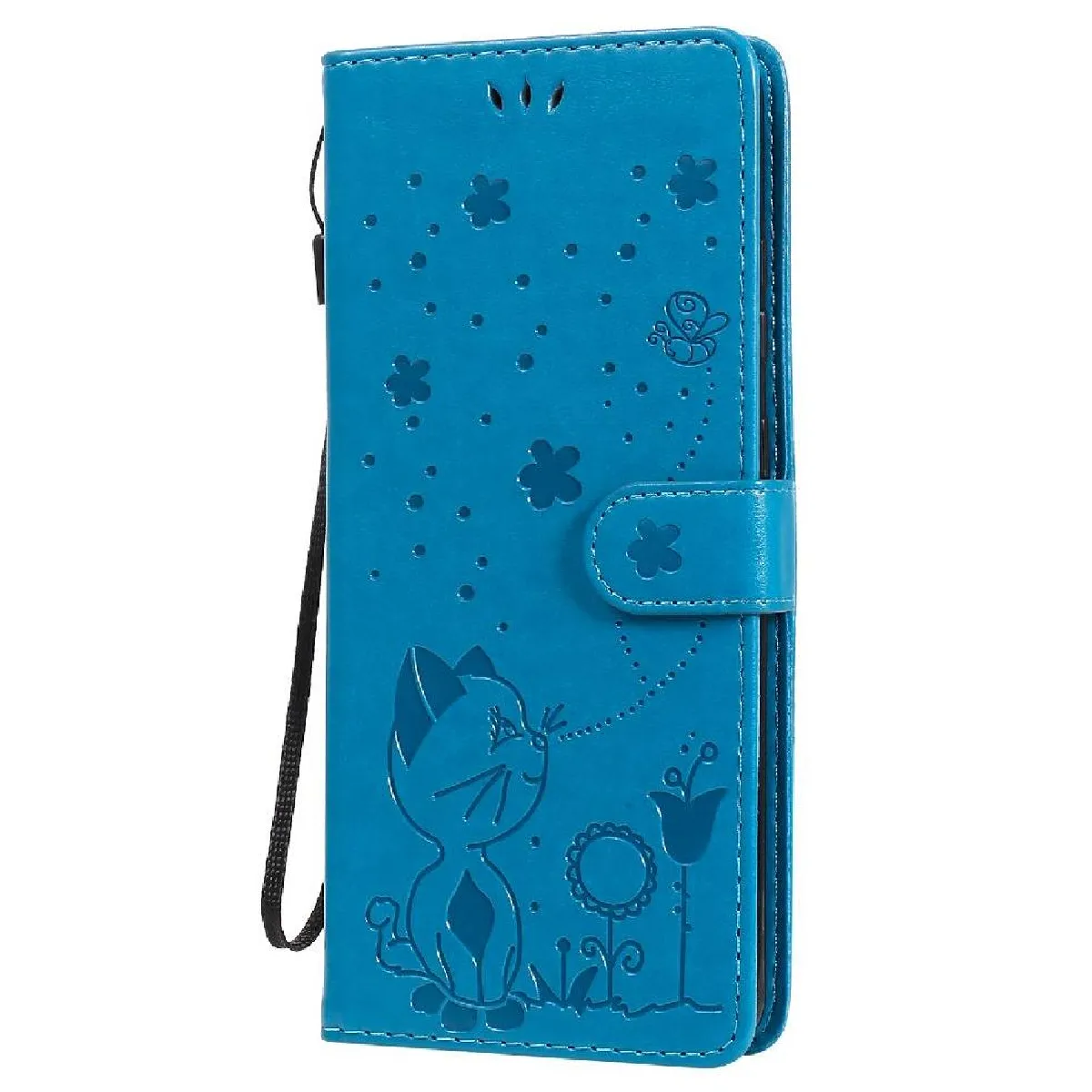 Générique Bleu Étui En Similicuir Avec Rangement Pour Cartes Samsung Galaxy S20 Ultra