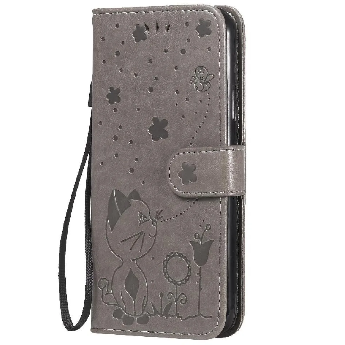 Générique Gris Étui Flip Apple Iphone X/Xs